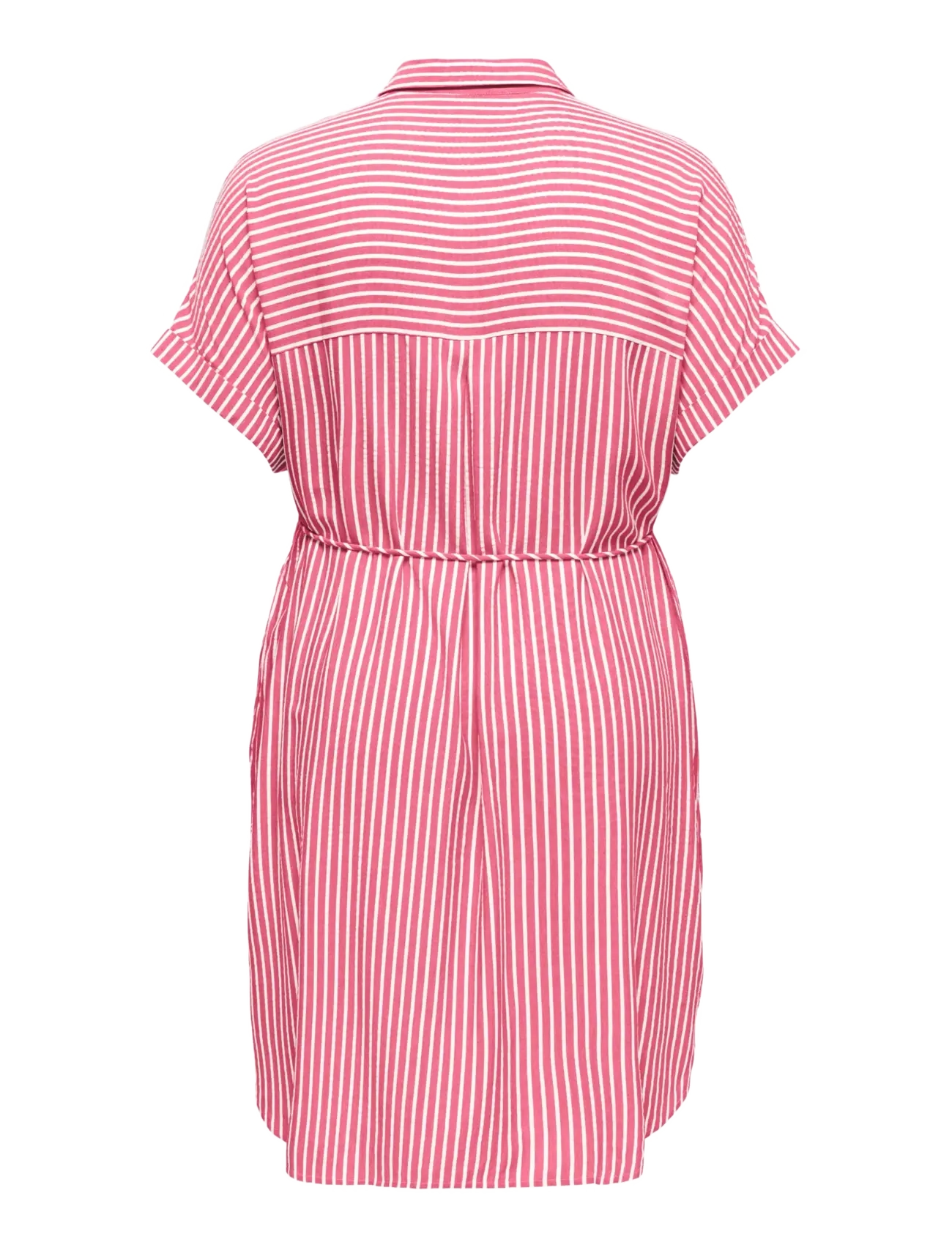 ONLY Carmakoma - CARPENNA S/S SHIRT KNEE DRESS WVN - hemdkleider - raspberry - 2