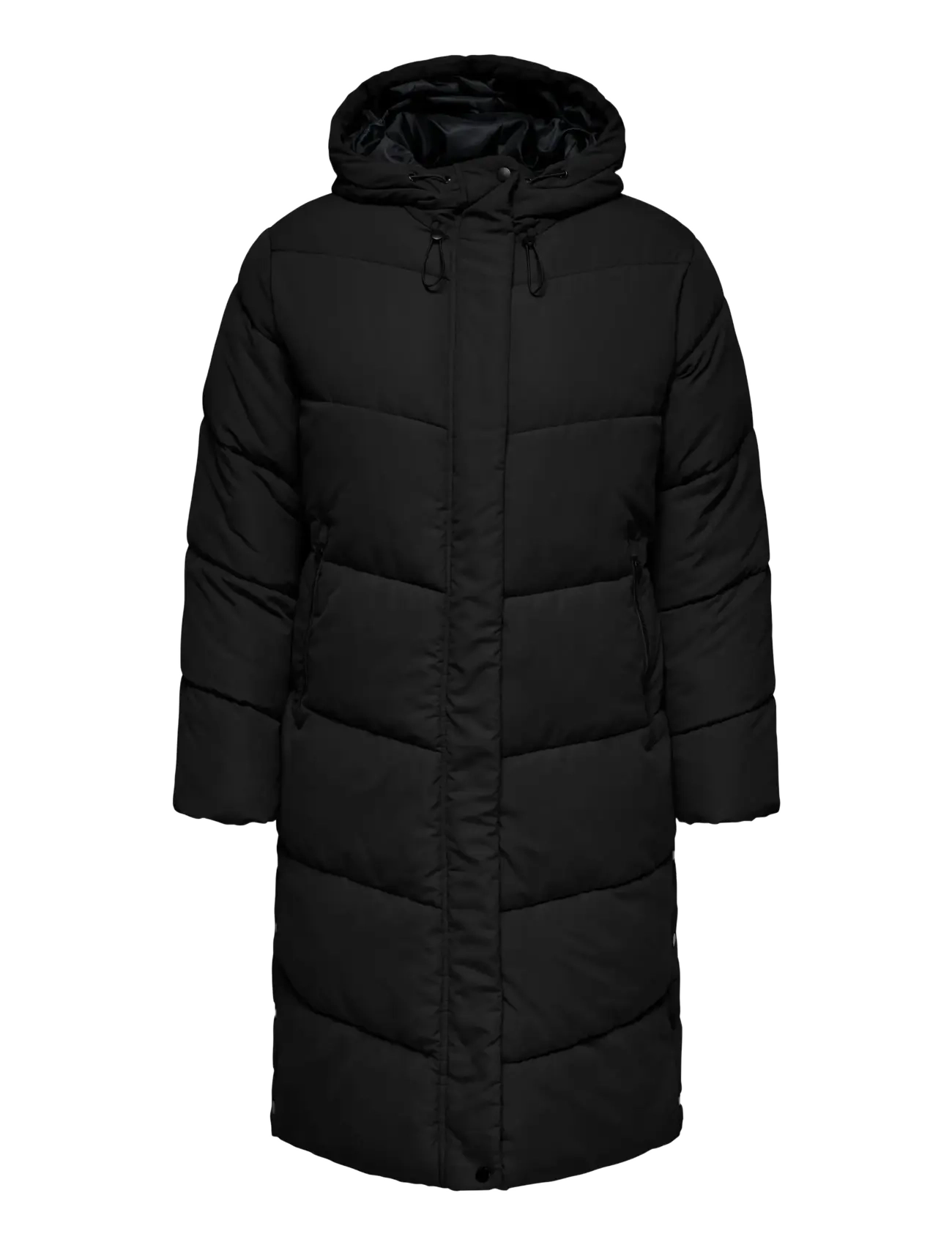 ONLY Carmakoma CARMAGGI LIFE LONG PUFFER OTW - Mantlid ja jakid - BLACK / black