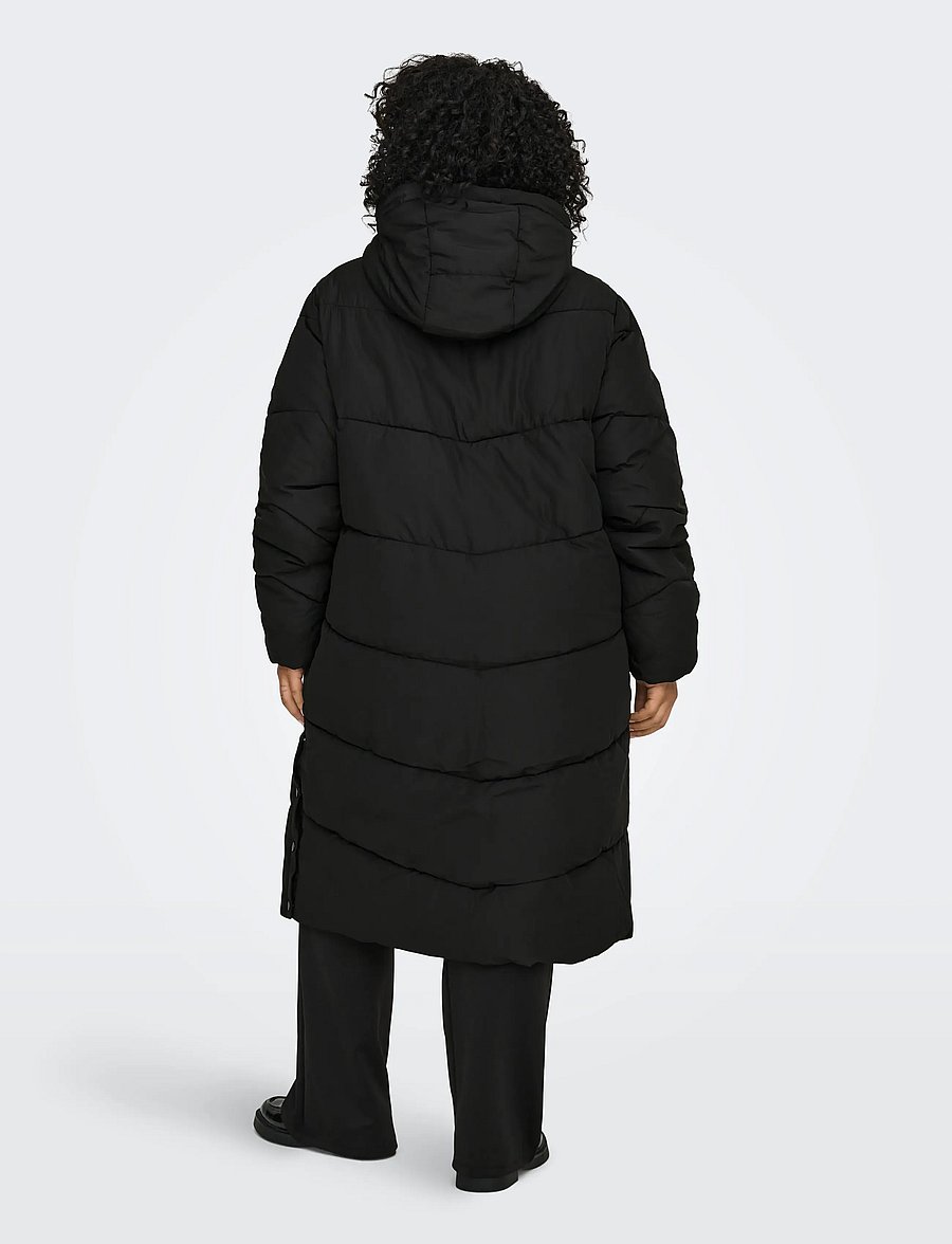 ONLY Carmakoma - CARMAGGI LIFE LONG PUFFER OTW - vinterjakker - black - 3