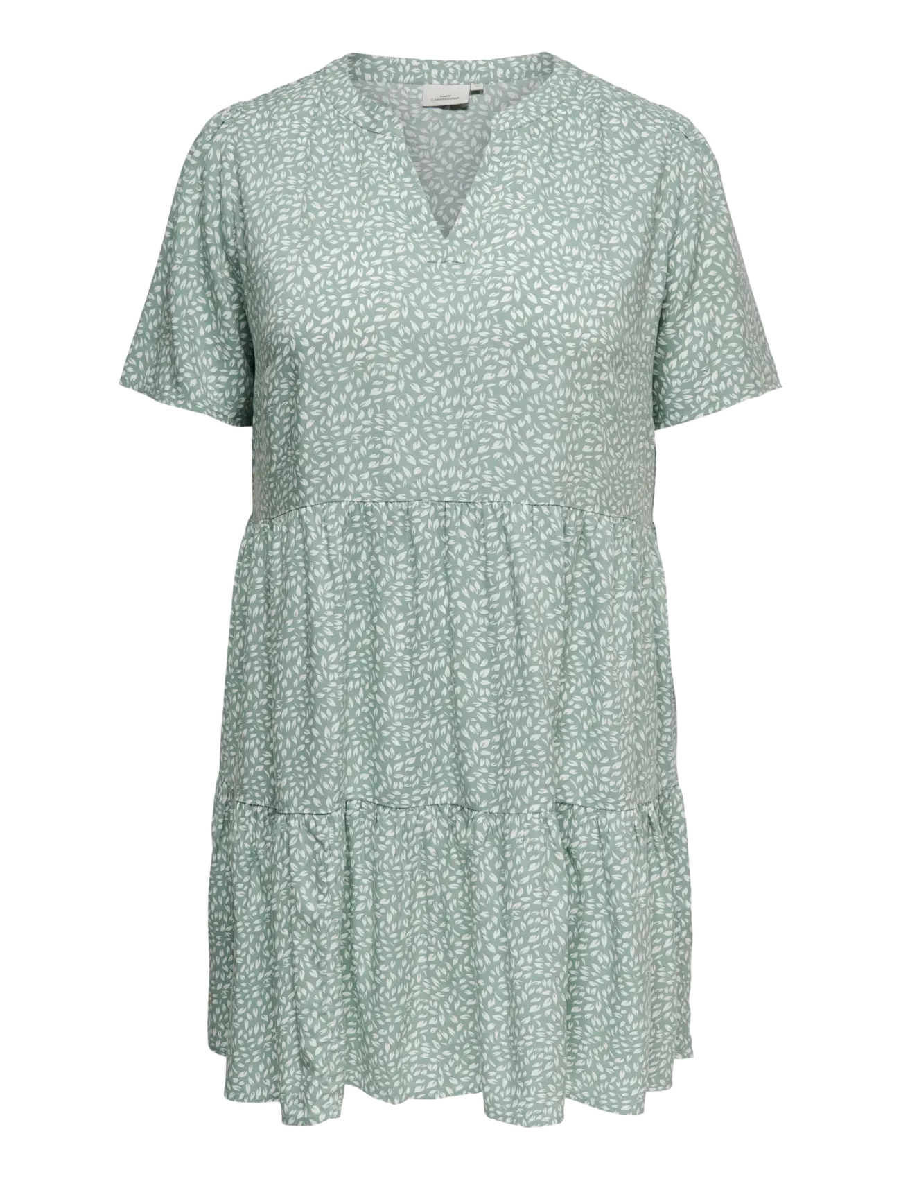 ONLY Carmakoma CARZALLY S/S THEA TUNIC DRESS NOOS - Klänningar - CHINOIS GREEN / green