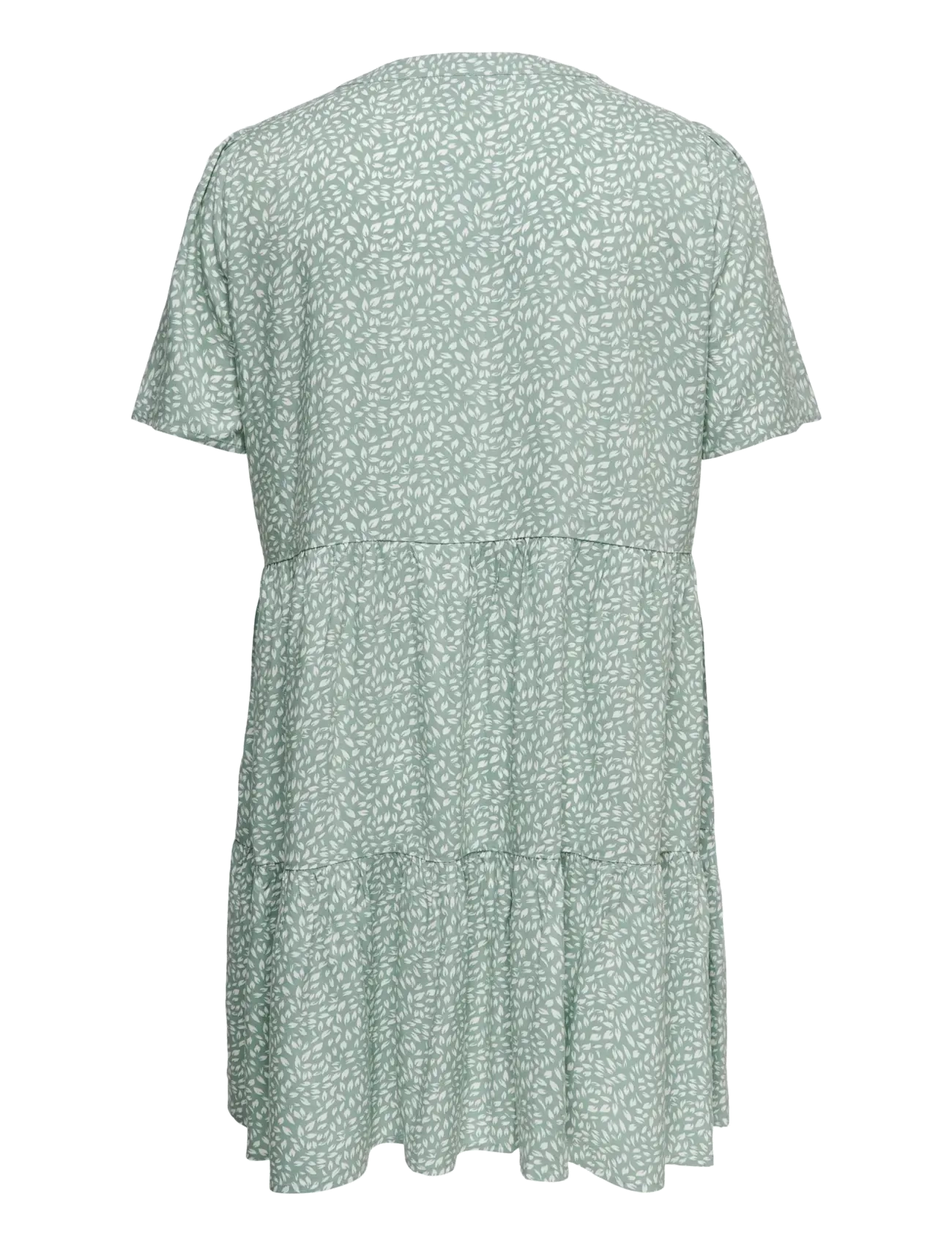 ONLY Carmakoma - CARZALLY S/S THEA TUNIC DRESS AOP NOOS - korte kjoler - chinois green - 2