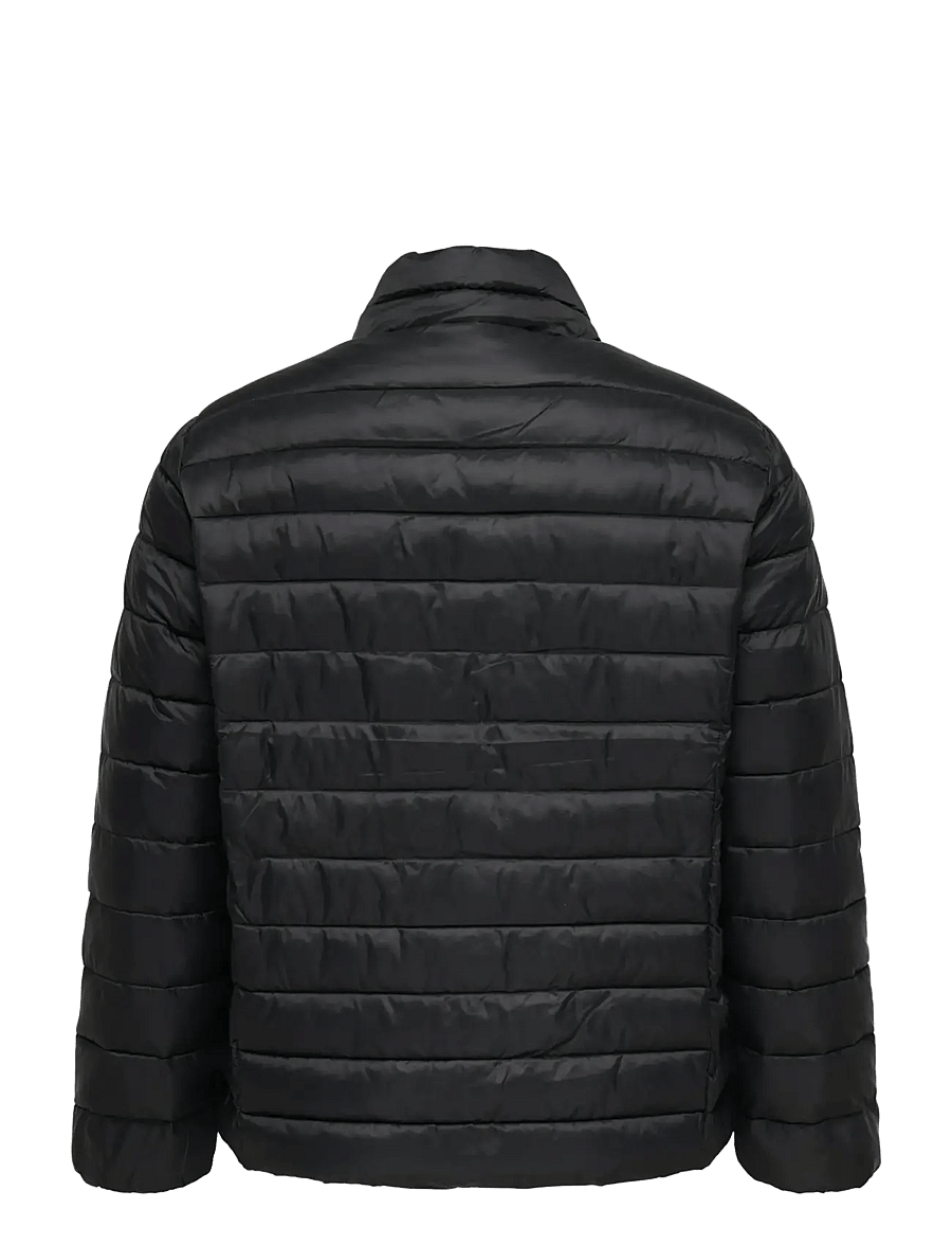 ONLY Carmakoma - CARTAHIA LW QUILTED JACKET OTW NOOS - forårsjakker - black - 2