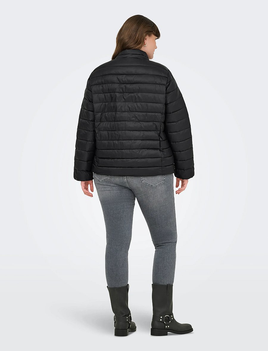 ONLY Carmakoma - CARTAHIA LW QUILTED JACKET OTW NOOS - forårsjakker - black - 3