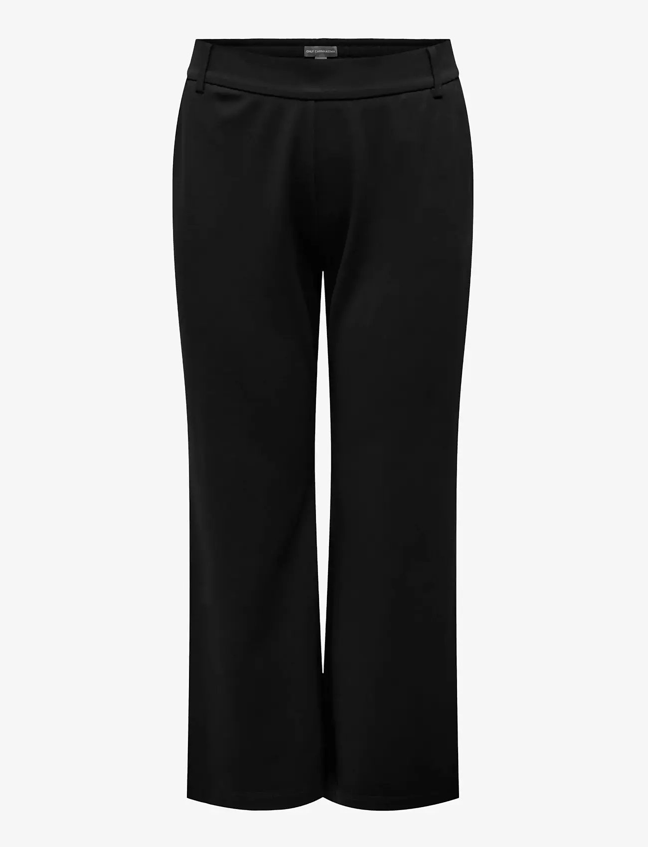 ONLY Carmakoma - CARGOLDTRASH LIFE MW STRAIGHT PANT NOOS - straight leg hosen - black - 1