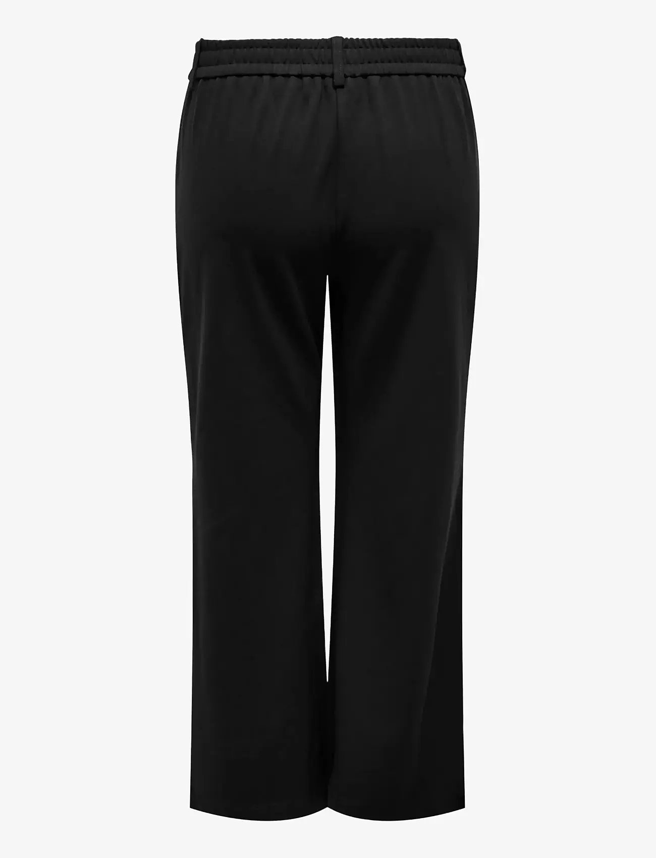 ONLY Carmakoma - CARGOLDTRASH LIFE MW STRAIGHT PANT NOOS - straight leg hosen - black - 2