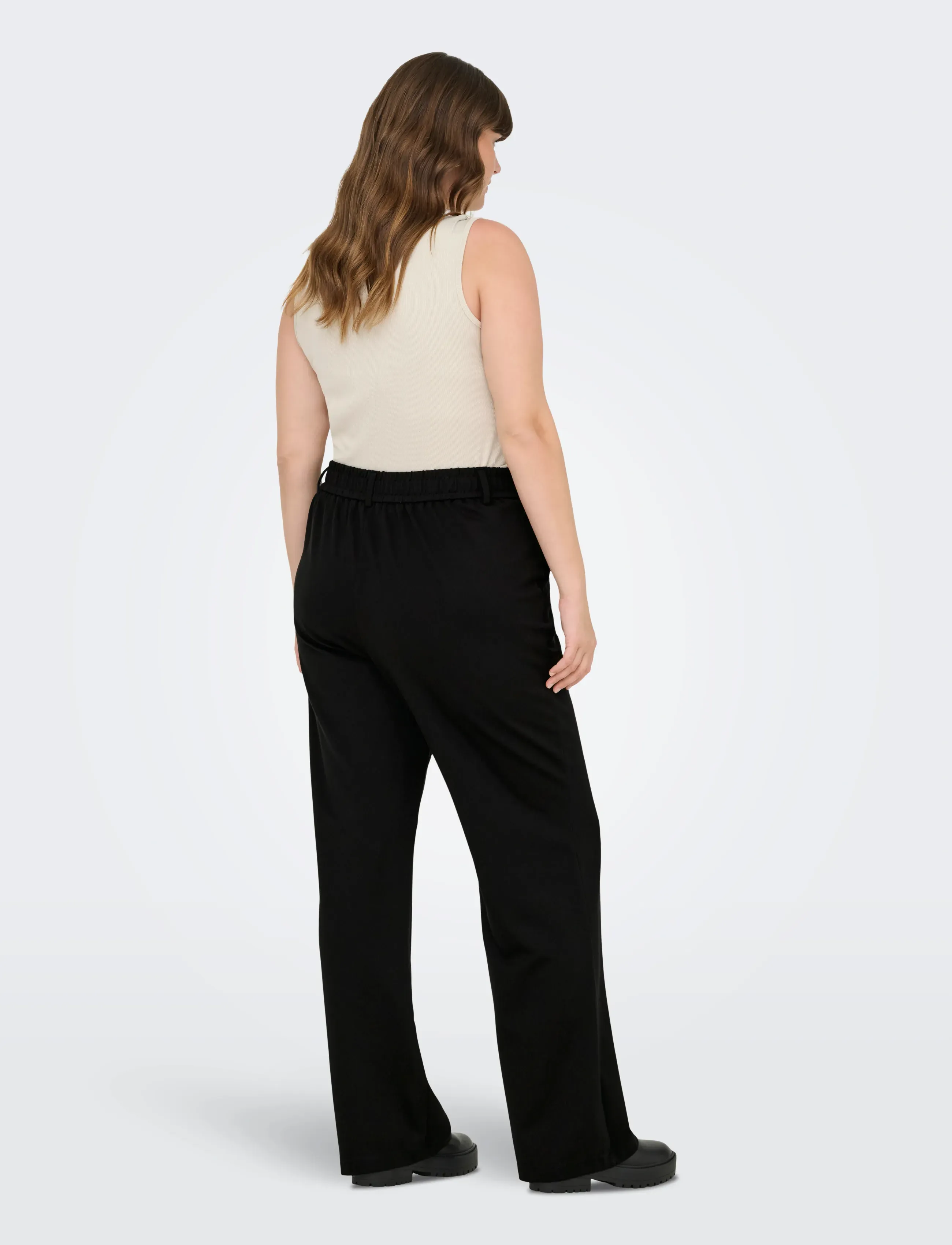 ONLY Carmakoma Cargoldtrash Mw Straight Pant Noos cargobyxor dam – bild 5
