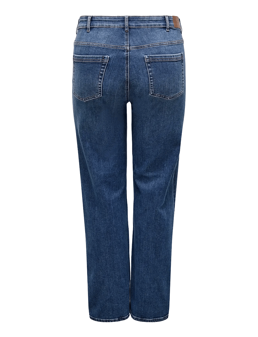 ONLY Carmakoma - CARWILLY HW STRAIGHT DNM TAI021 NOOS - gerade jeans - dark blue denim - 2