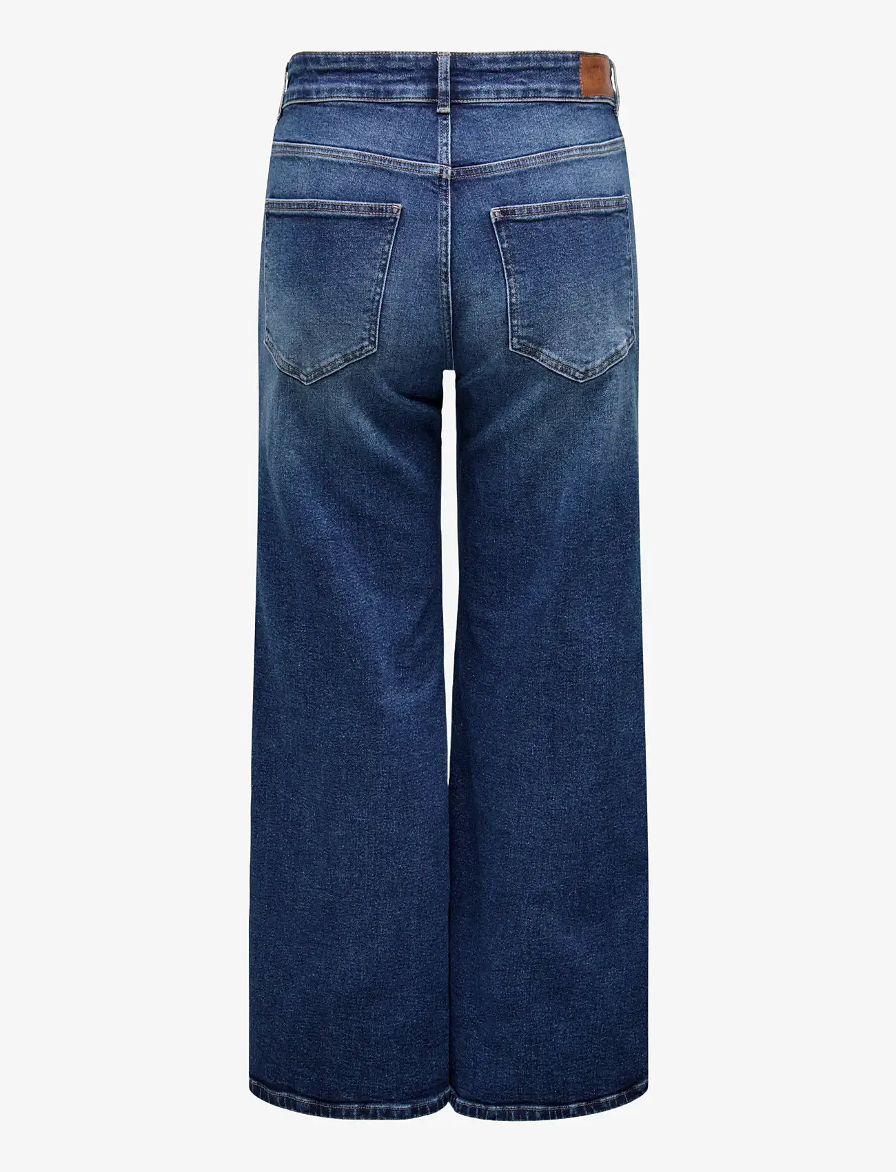 ONLY Carmakoma - CARJUICY HW WIDE LEG REA255 NOOS - vida jeans - dark blue denim - 2