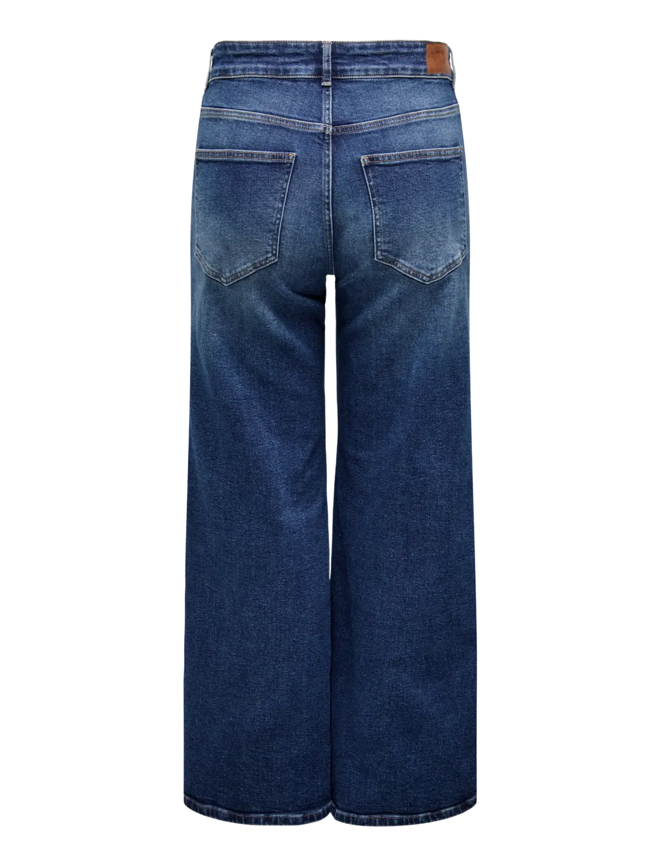 ONLY Carmakoma - CARJUICY HW WIDE LEG REA255 NOOS - brede jeans - dark blue denim - 2