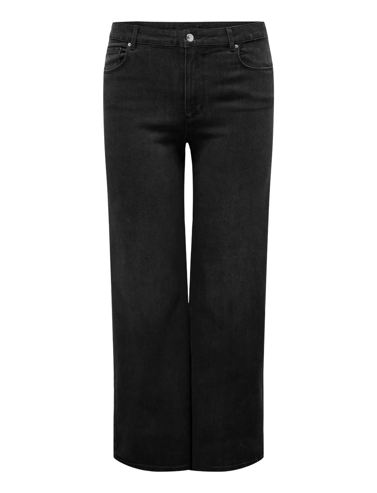 ONLY CARMAKOMA Carsnow Hw Wide Dnm Jeans Pim Wb Noos Schwarz - 48x32 - Damen