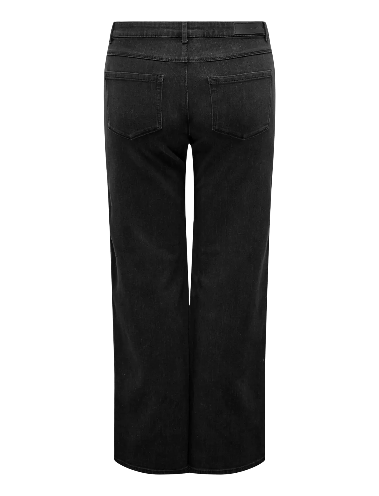 ONLY Carmakoma - CARSNOW HW WIDE DNM JEANS  PIM WB NOOS - brede jeans - washed black - 2