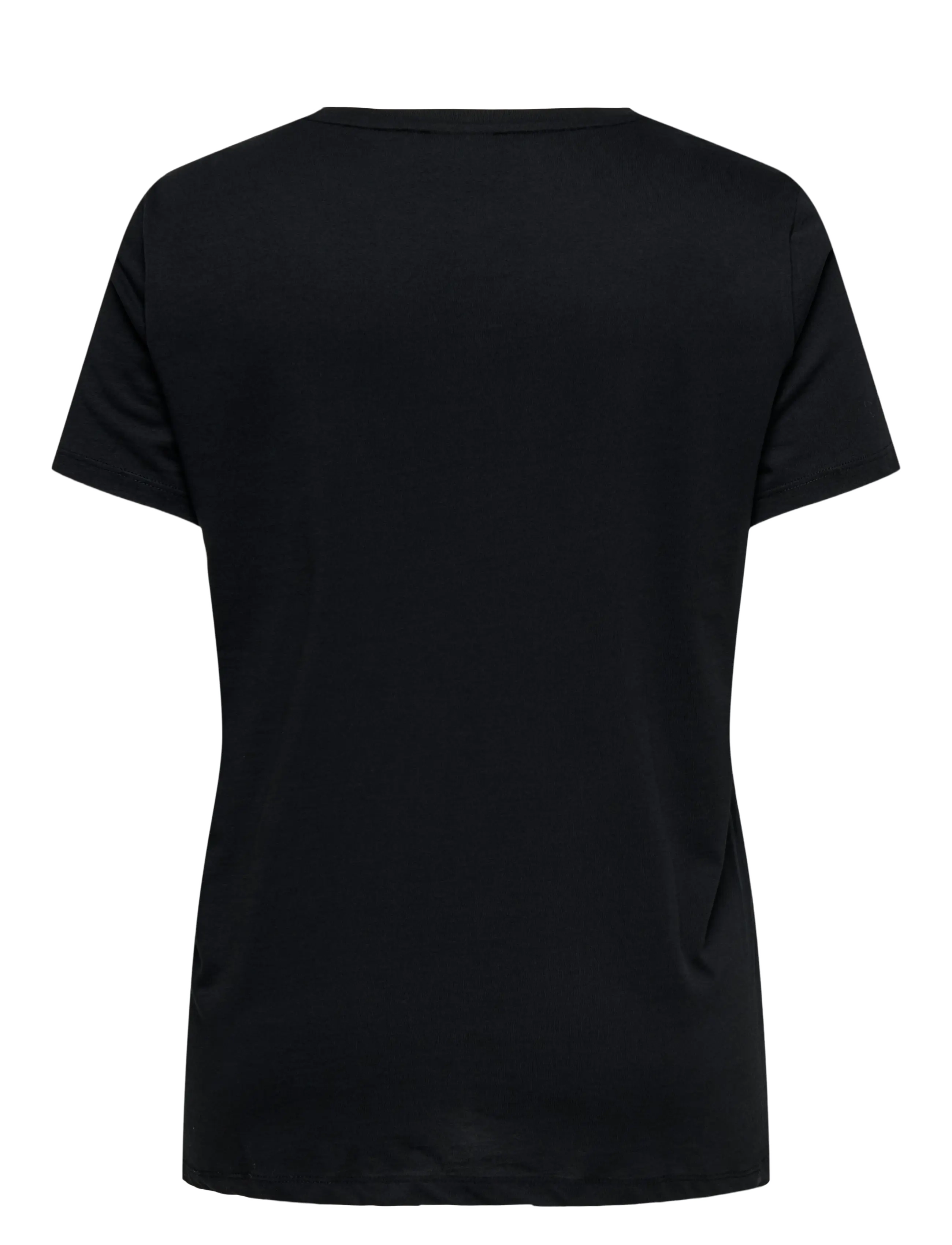 ONLY Carmakoma - CARCRUZ LIFE SS O-NECK REG TEE JRS - black - 2
