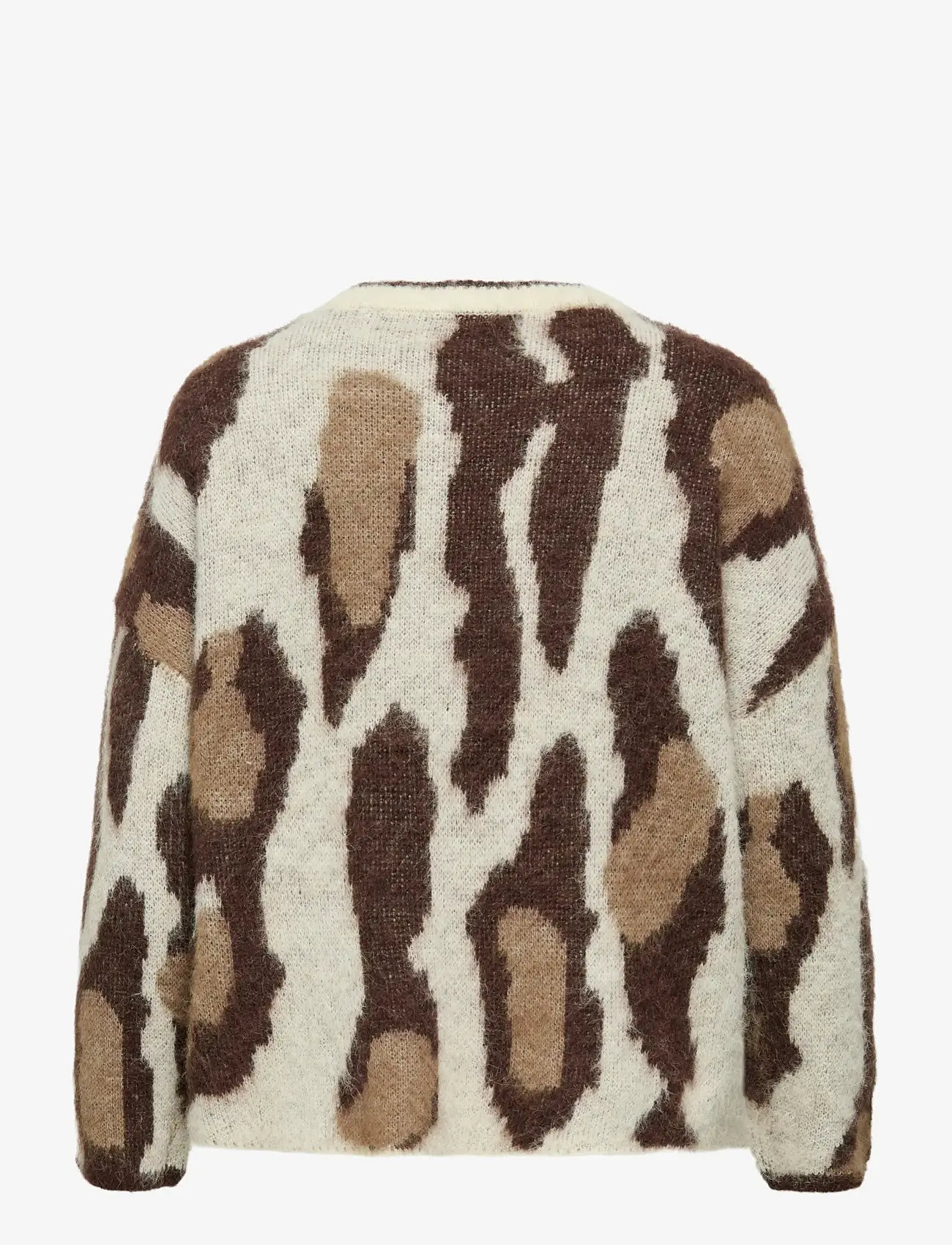 ONLY Carmakoma - CAREDELIE LIFE LS JQ O-NECK KNT - pullover - birch - 2