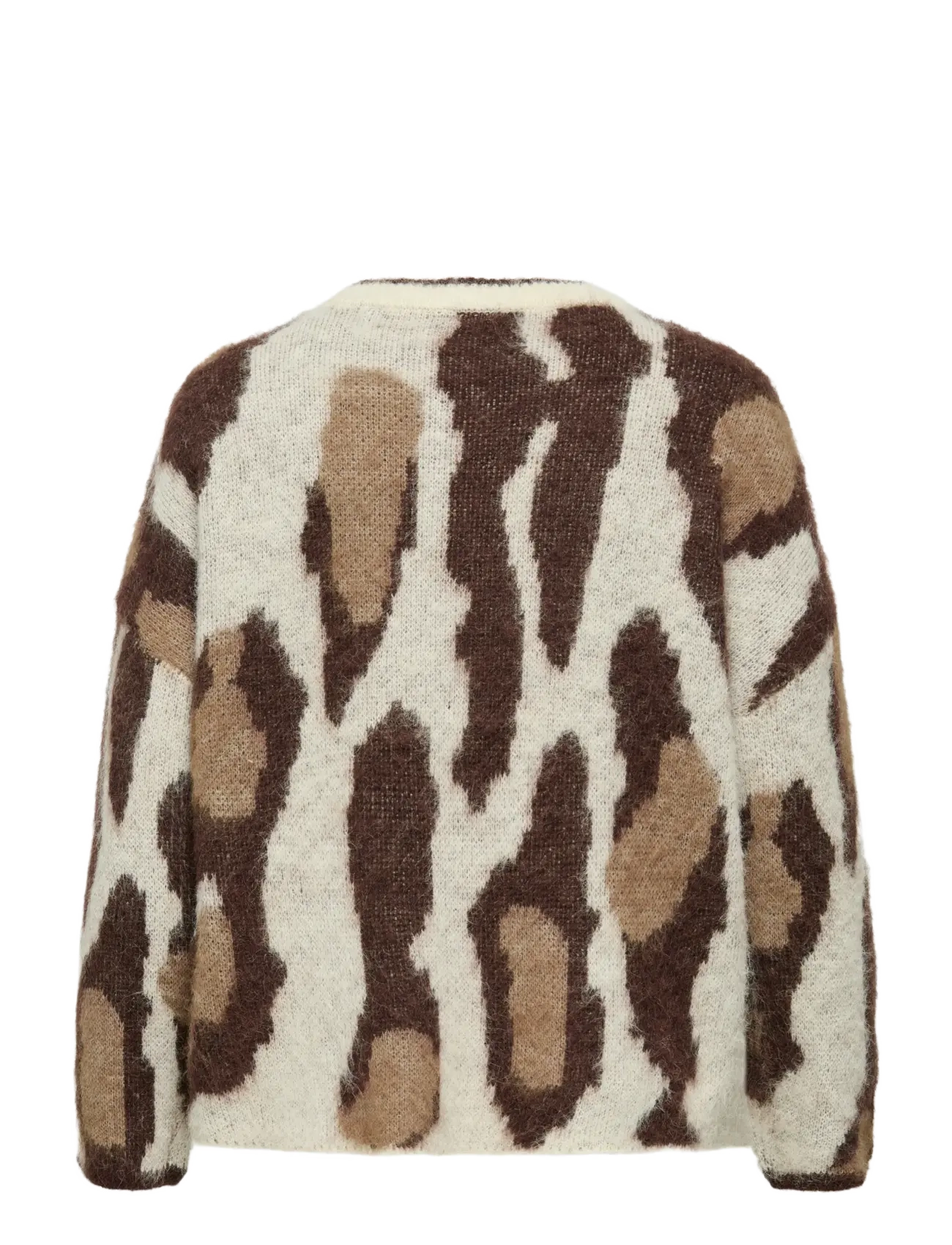 ONLY Carmakoma - CAREDELIE LIFE LS JQ O-NECK KNT - jumpers - birch - 2
