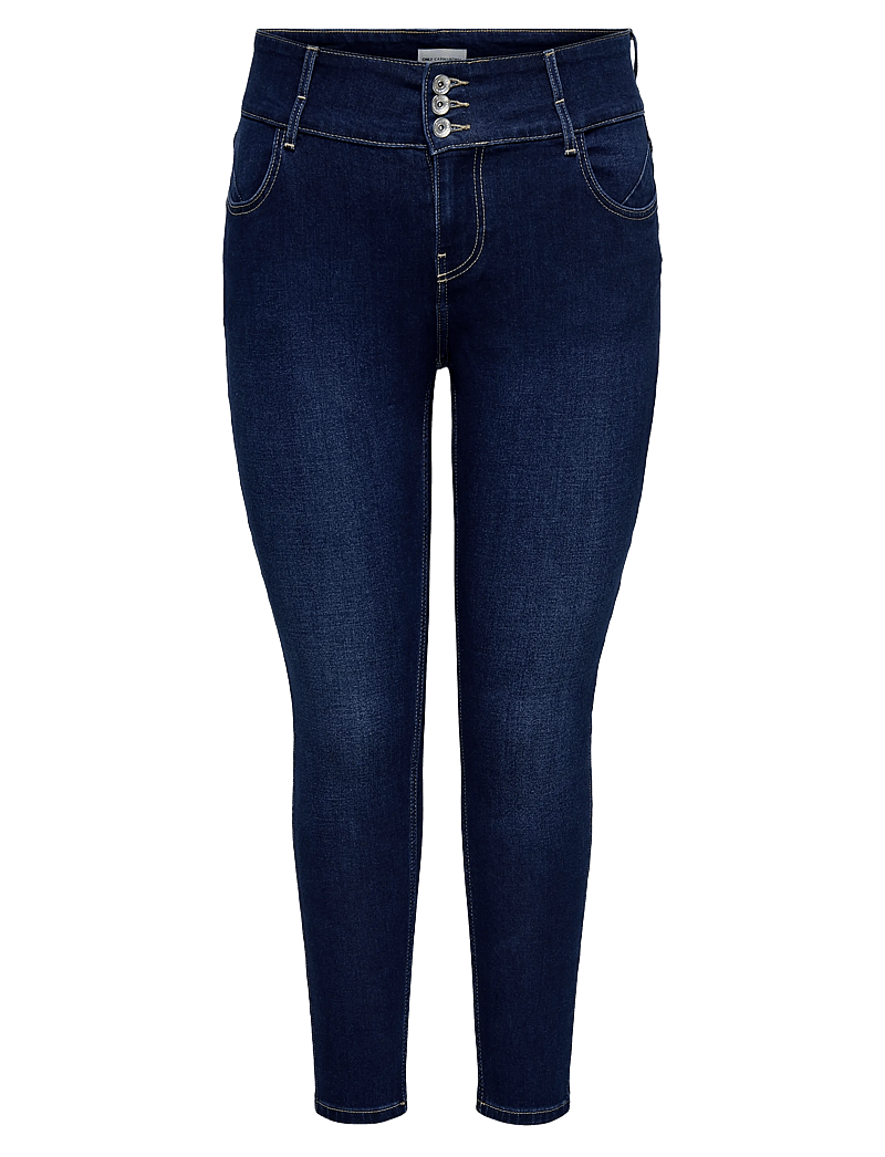 ONLY Carmakoma - CARANNA HW SKINNY ANK MBD DNM ANA NOOS - skinny jeans - medium blue denim - 1