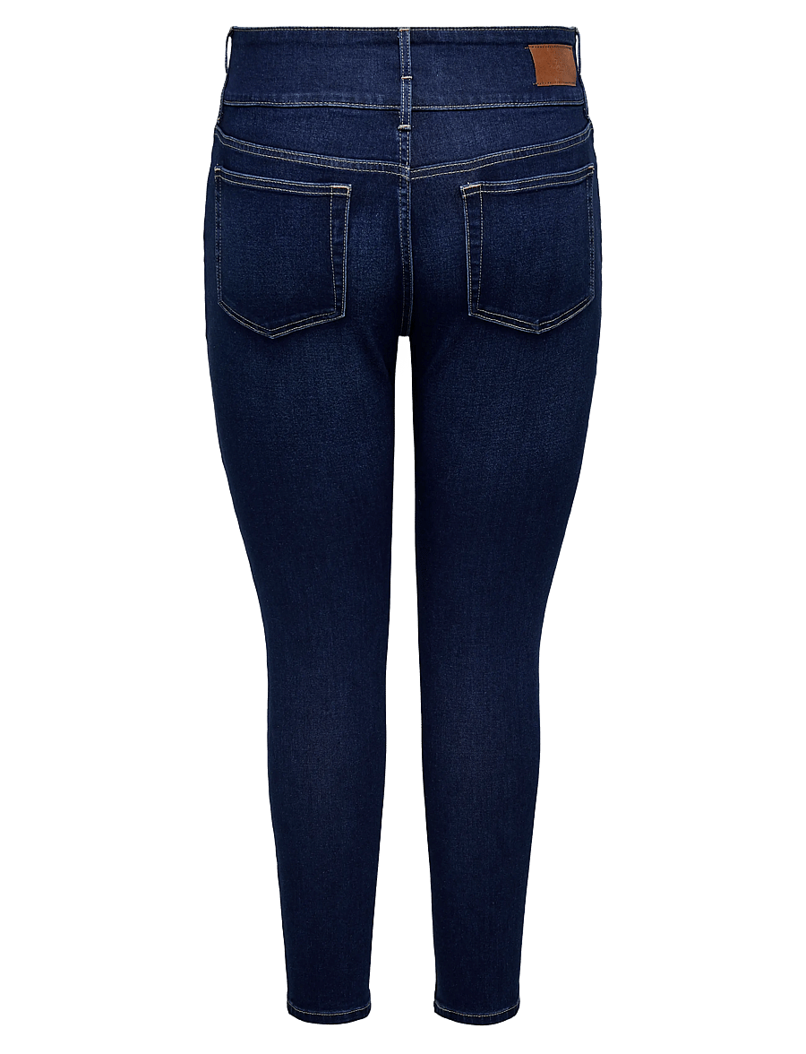 ONLY Carmakoma - CARANNA HW SKINNY ANK MBD DNM ANA NOOS - medium blue denim - 2