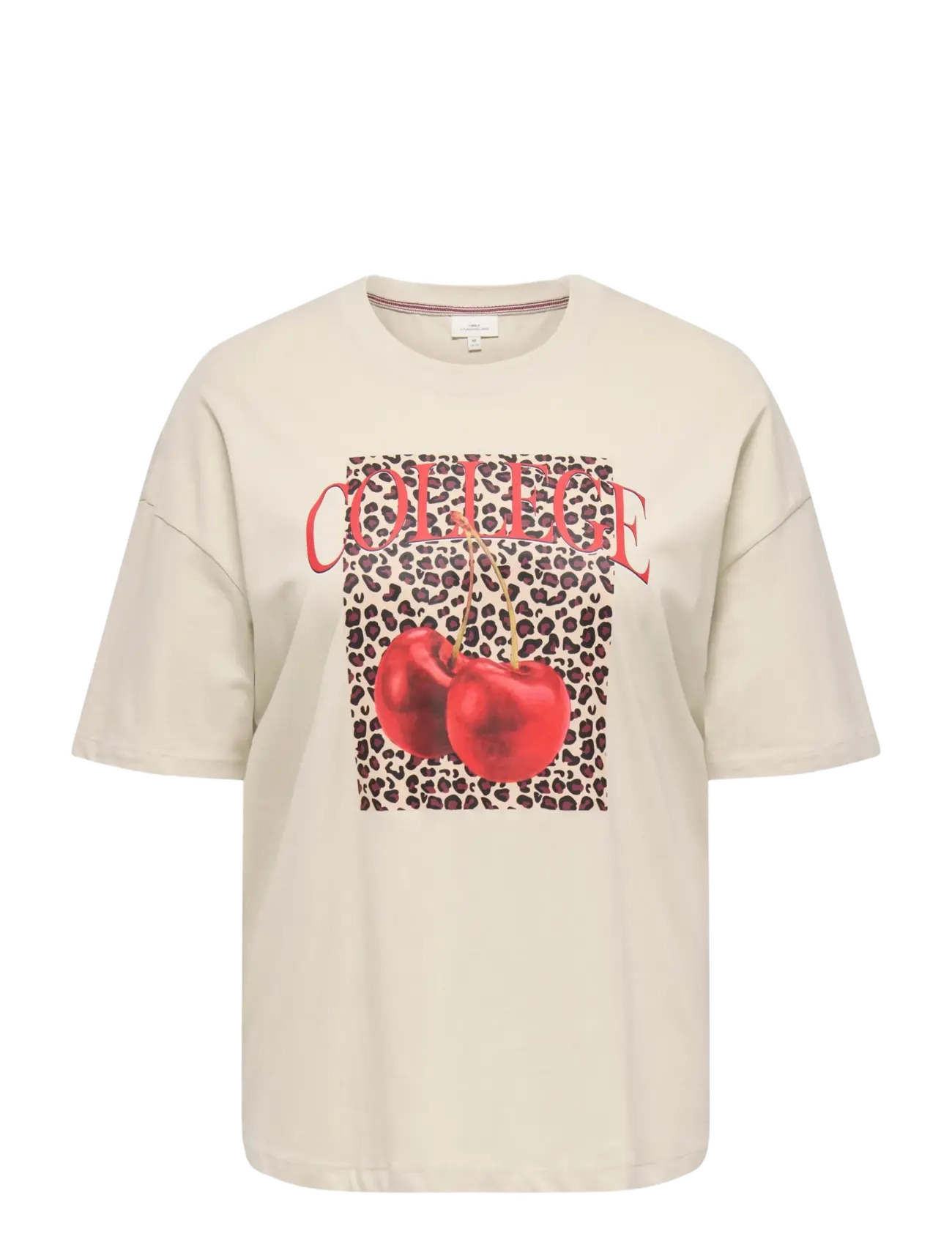 CARKOURTNEY LIFE SS O-NECK REG TEE JRS - PUMICE STONE