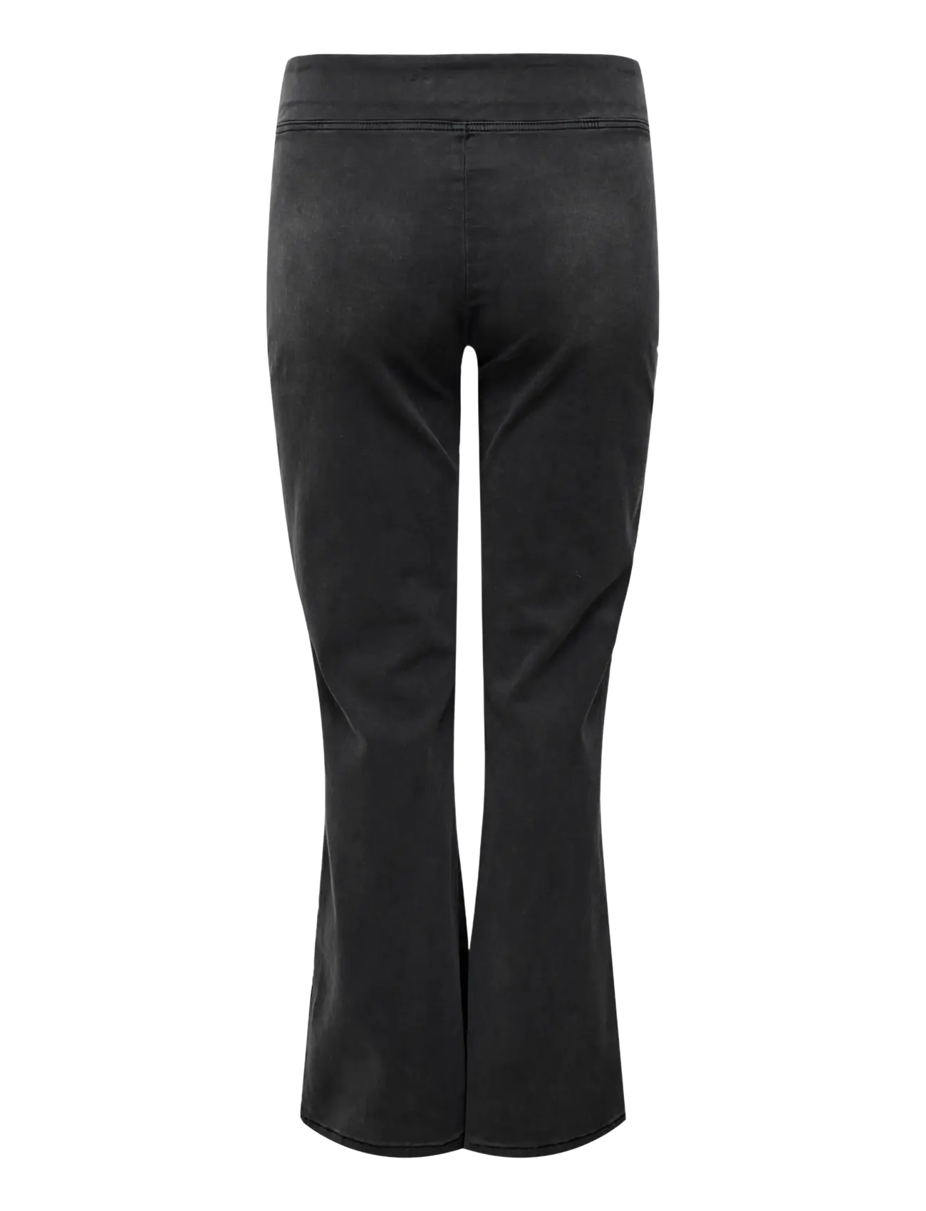 ONLY Carmakoma - CARROYAL MID WAIST FLARED LEGGING NOOS - washed black - 2