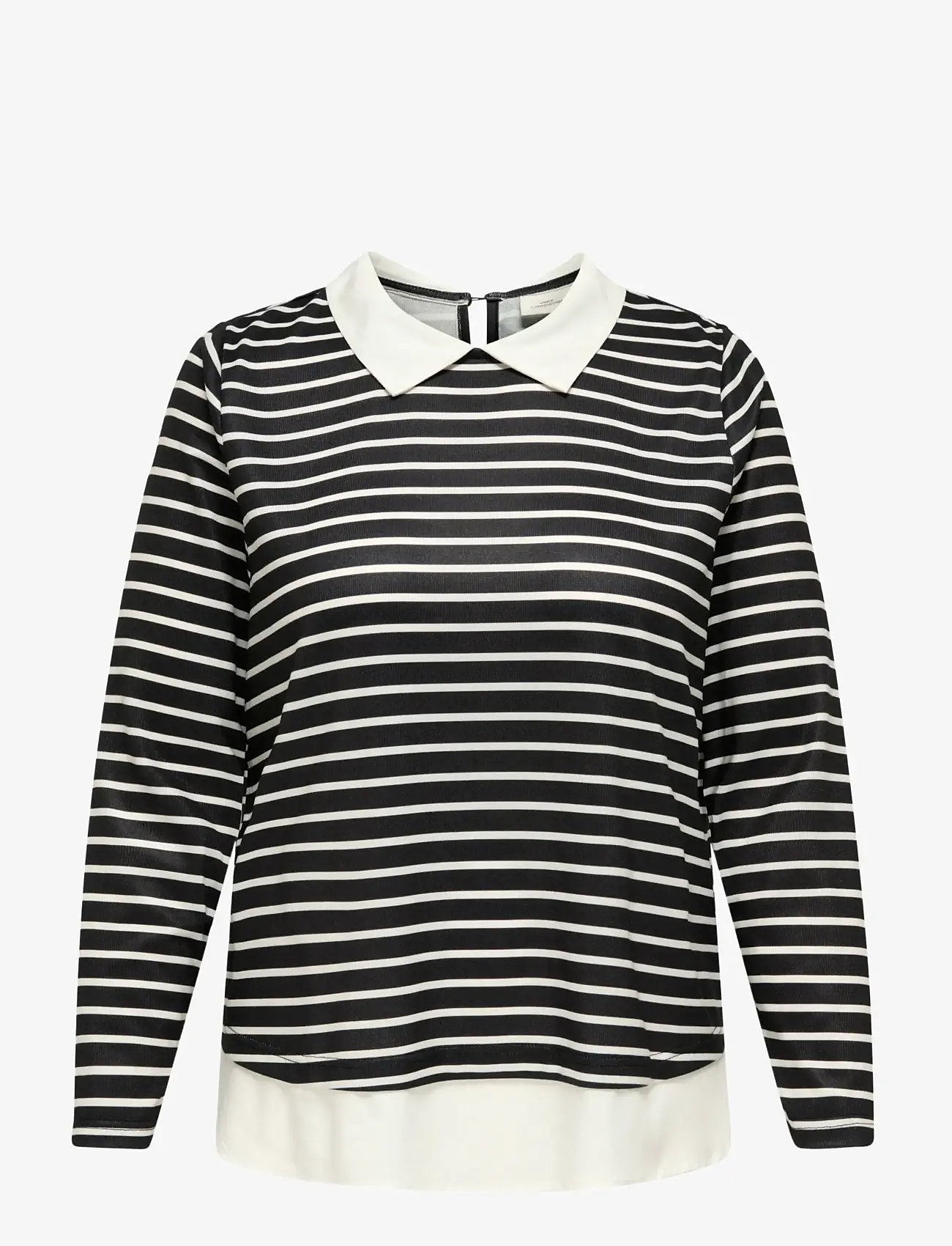 ONLY Carmakoma - CARALBA LS MIX TOP JRS - black - 1