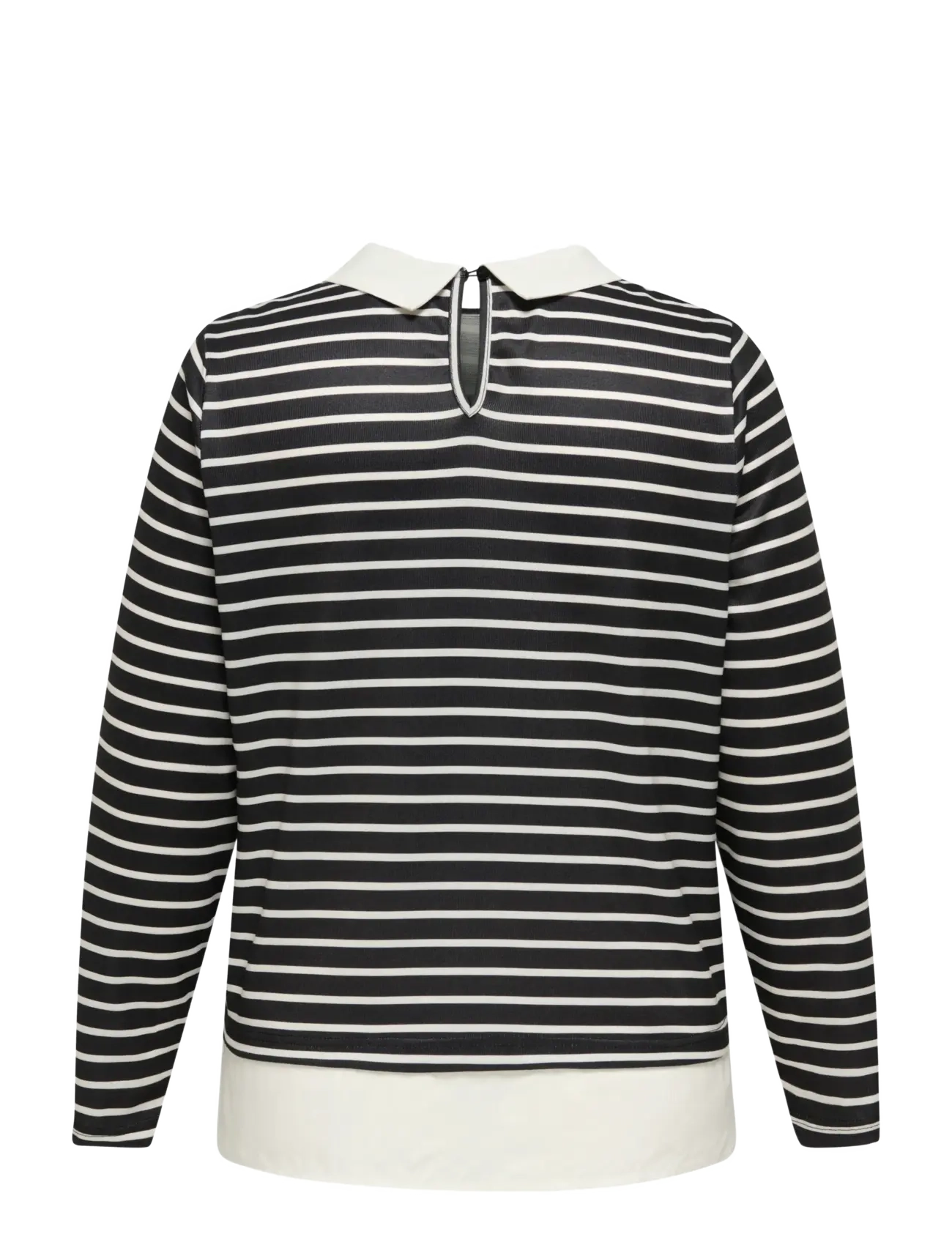 ONLY Carmakoma - CARALBA LS MIX TOP JRS - black - 2