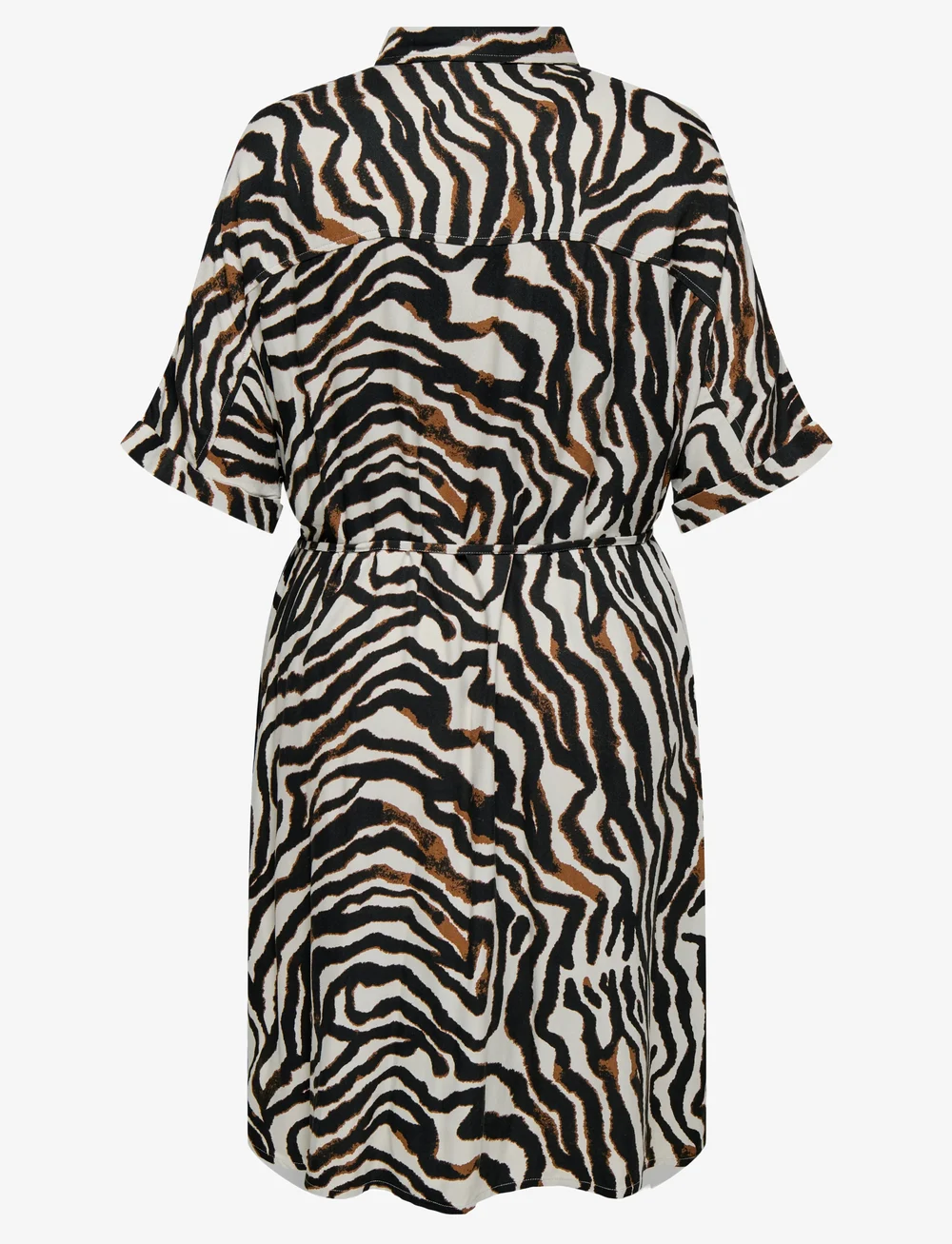 ONLY Carmakoma - CARBERTE LIFE 2/4 BLK SHIRT DRESS AOP - skjortekjoler - pumice stone - 2