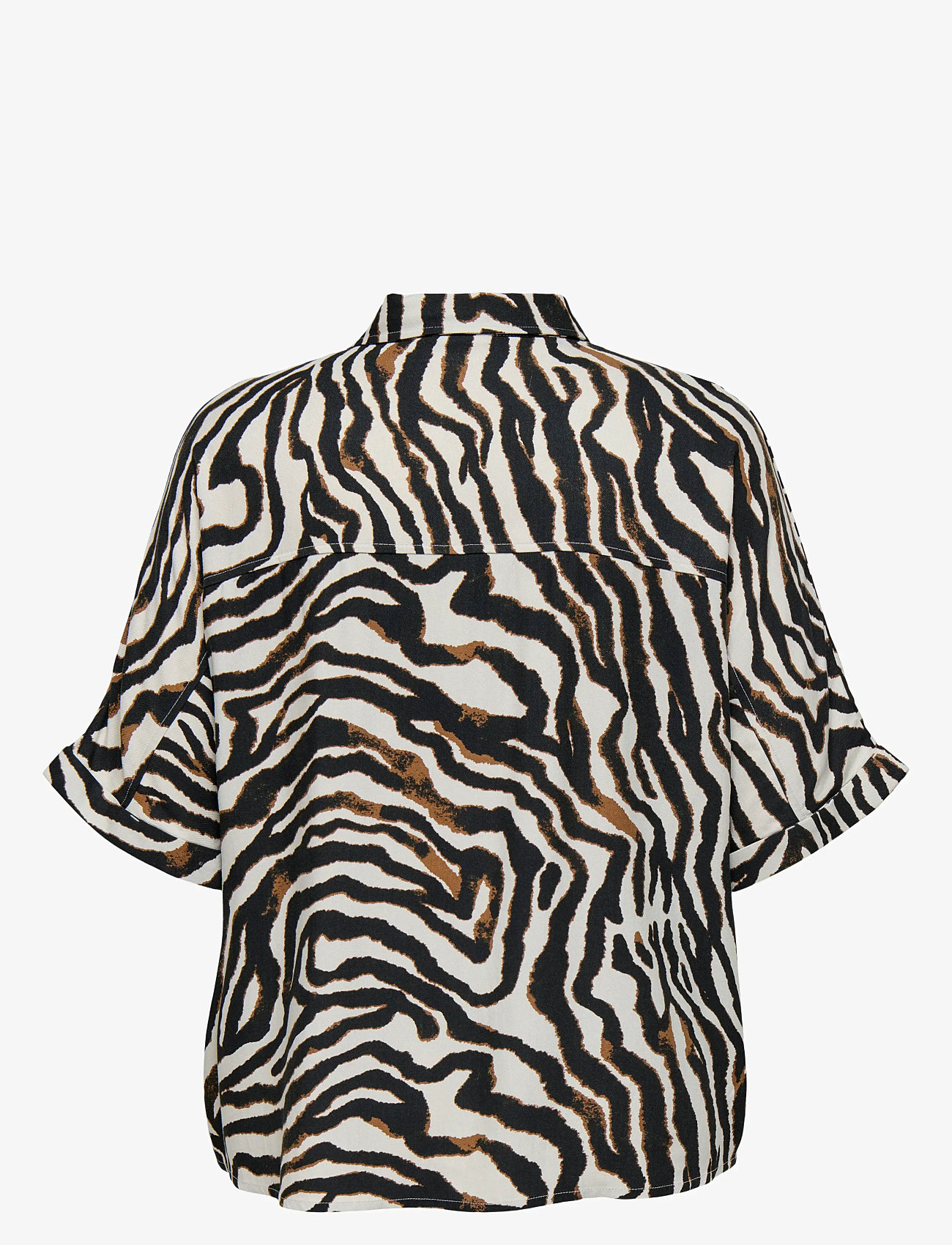 ONLY Carmakoma - CARBERTE LIFE 2/4 SHIRT AOP - pumice stone - 2