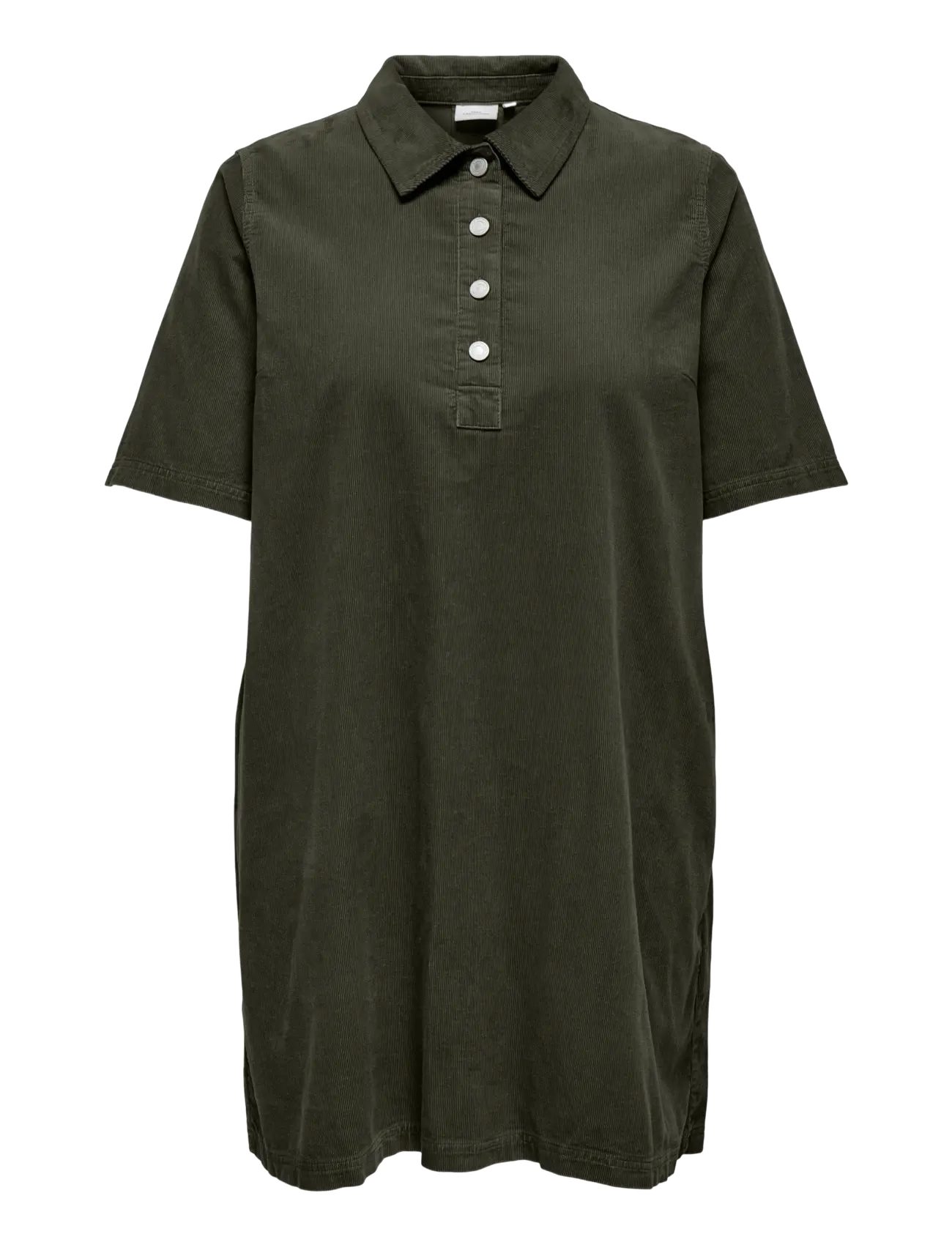 ONLY Carmakoma - CARGRY-NESSA S/S CORD DRESS PNT - forest night - 1