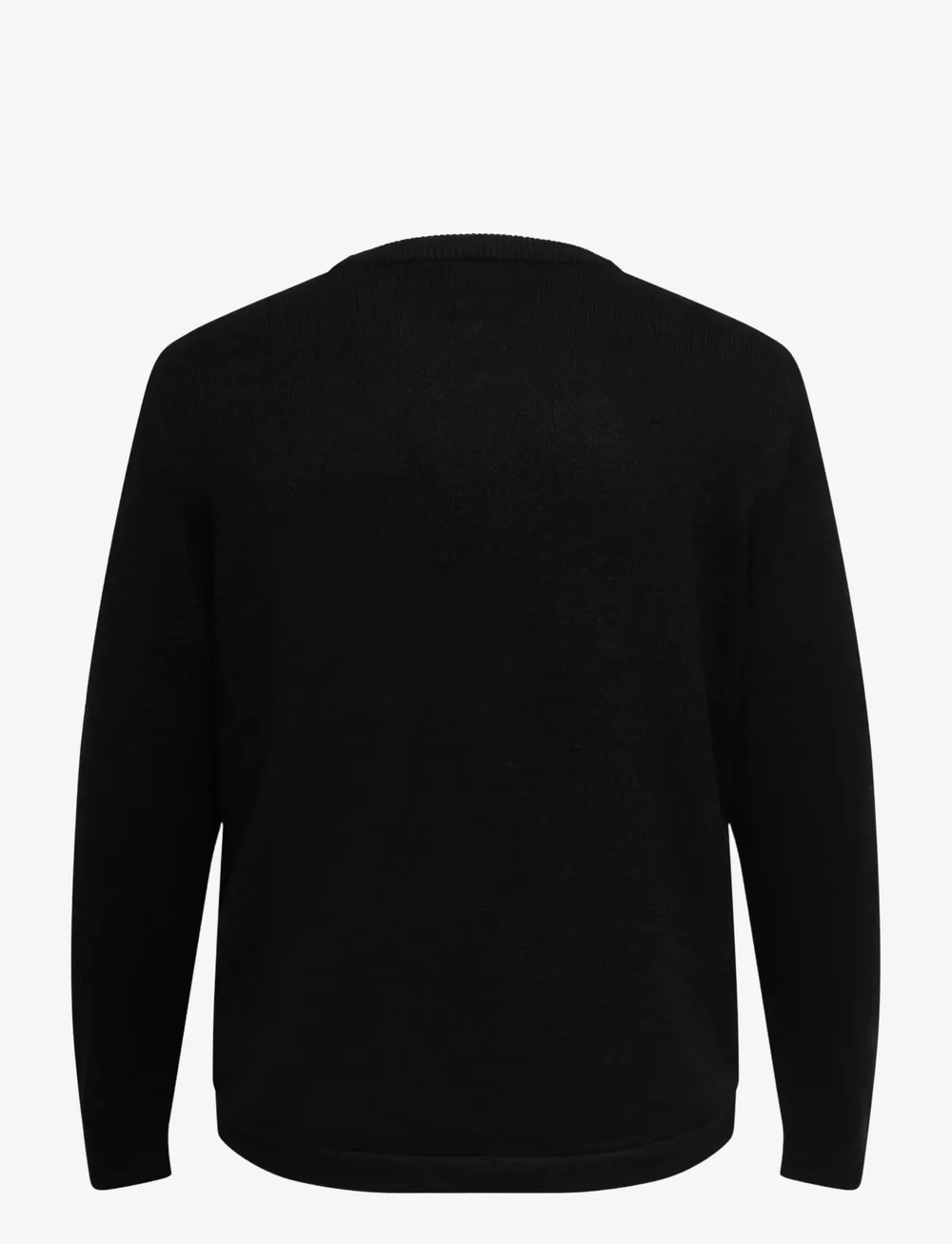 ONLY Carmakoma - CARMARGARETHA LS BUTTON PULLOVER KNT - pullover - black - 2