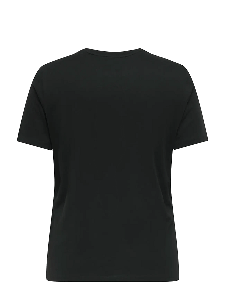 ONLY Carmakoma - CARKITA XMAS SS O-NECK JEANS FIT TEE JRS - black - 2