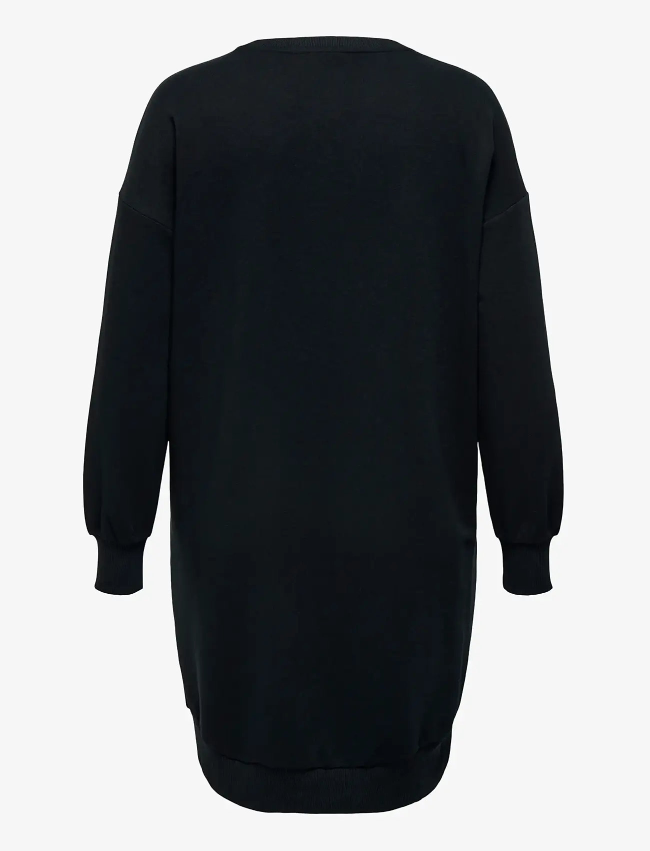 ONLY Carmakoma - CARSANTA XMAS L/S O-NECK SWEAT DRESS JRS - t-shirt-kleider - black - 1