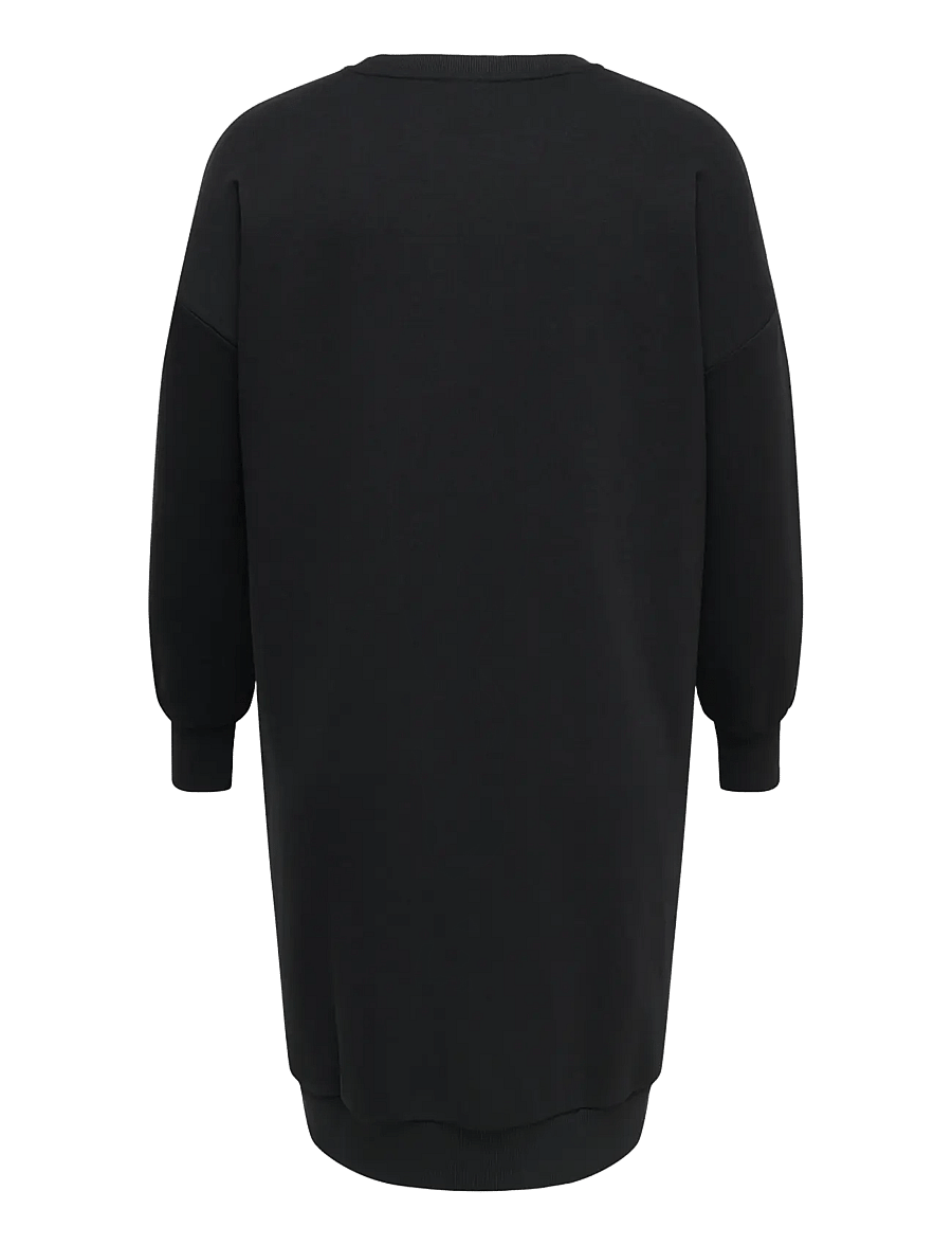 ONLY Carmakoma - CARSANTA XMAS L/S MIDI SWEAT DRESS JRS - midikleider - black - 2