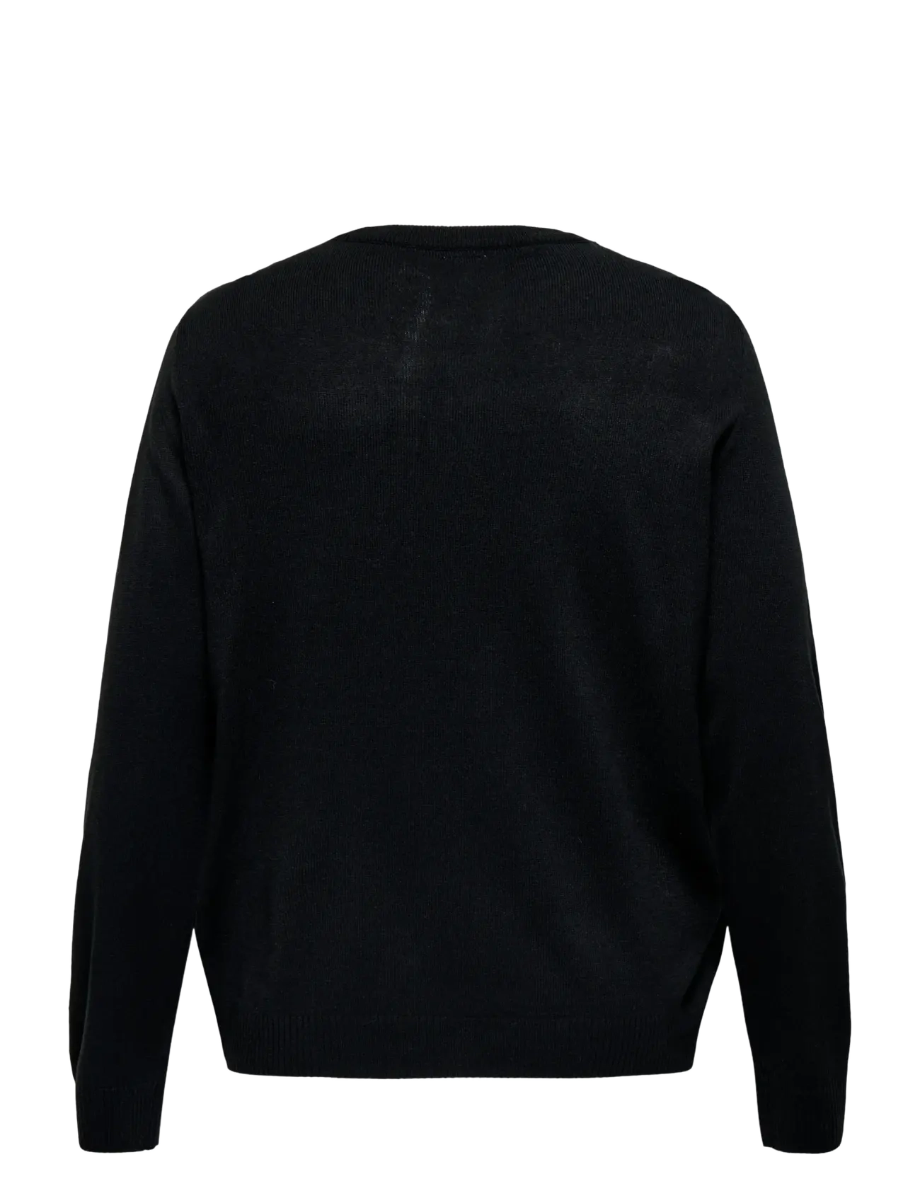 ONLY Carmakoma - CARXMAS SHINE LS ONECK KNT - pullover - black - 1