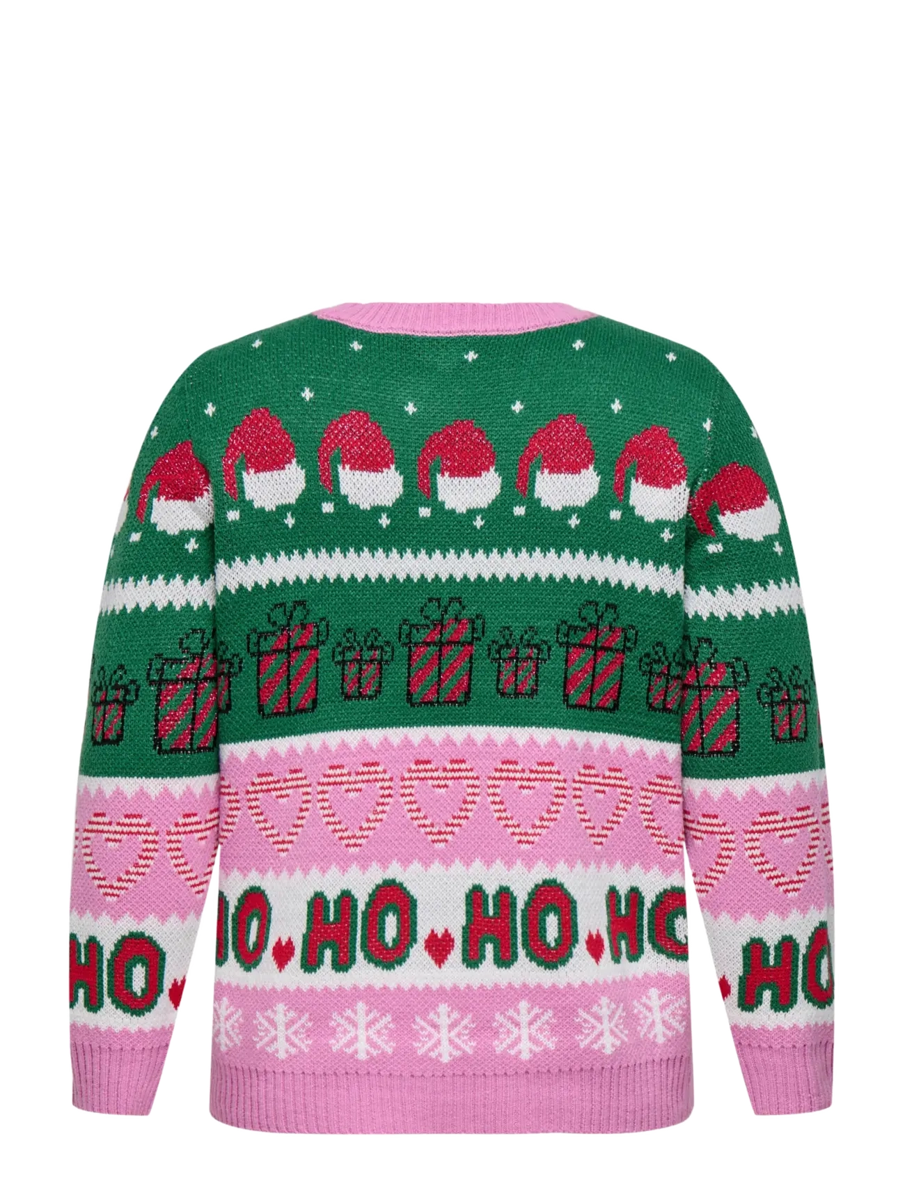 ONLY Carmakoma - CARHOHO X-MAS LS PULLOVER KNT - gebreide truien - fuchsia pink - 2