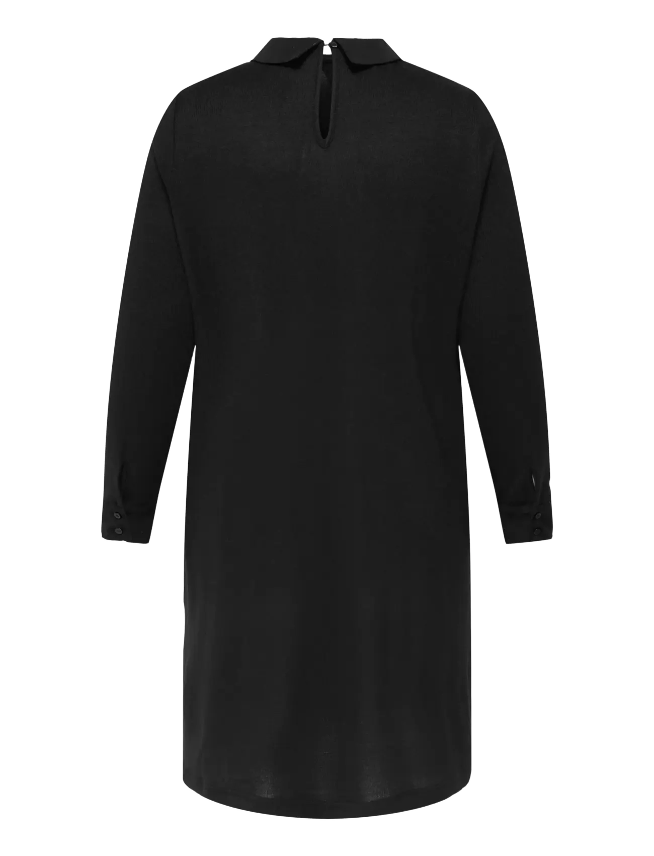 ONLY Carmakoma - CARALBA L/S MIX ABK DRESS JRS - hemdkleider - black - 2