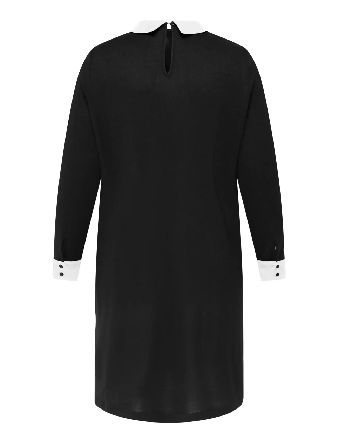 ONLY Carmakoma - CARALBA L/S MIX ABK DRESS JRS - robes chemises - black - 2