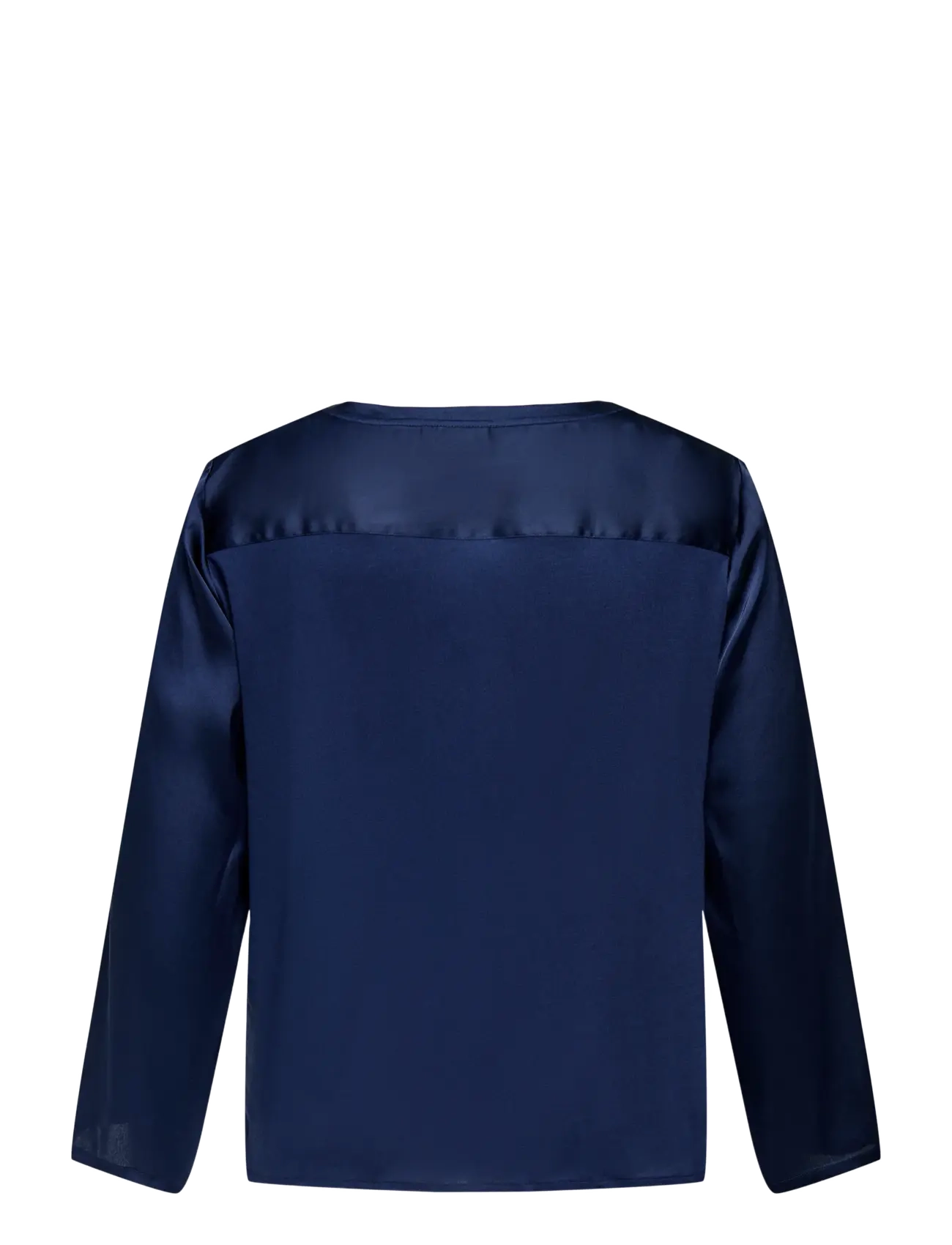 ONLY Carmakoma - CARBRYNJA LS V-NECK TOP WVN - naval academy - 1