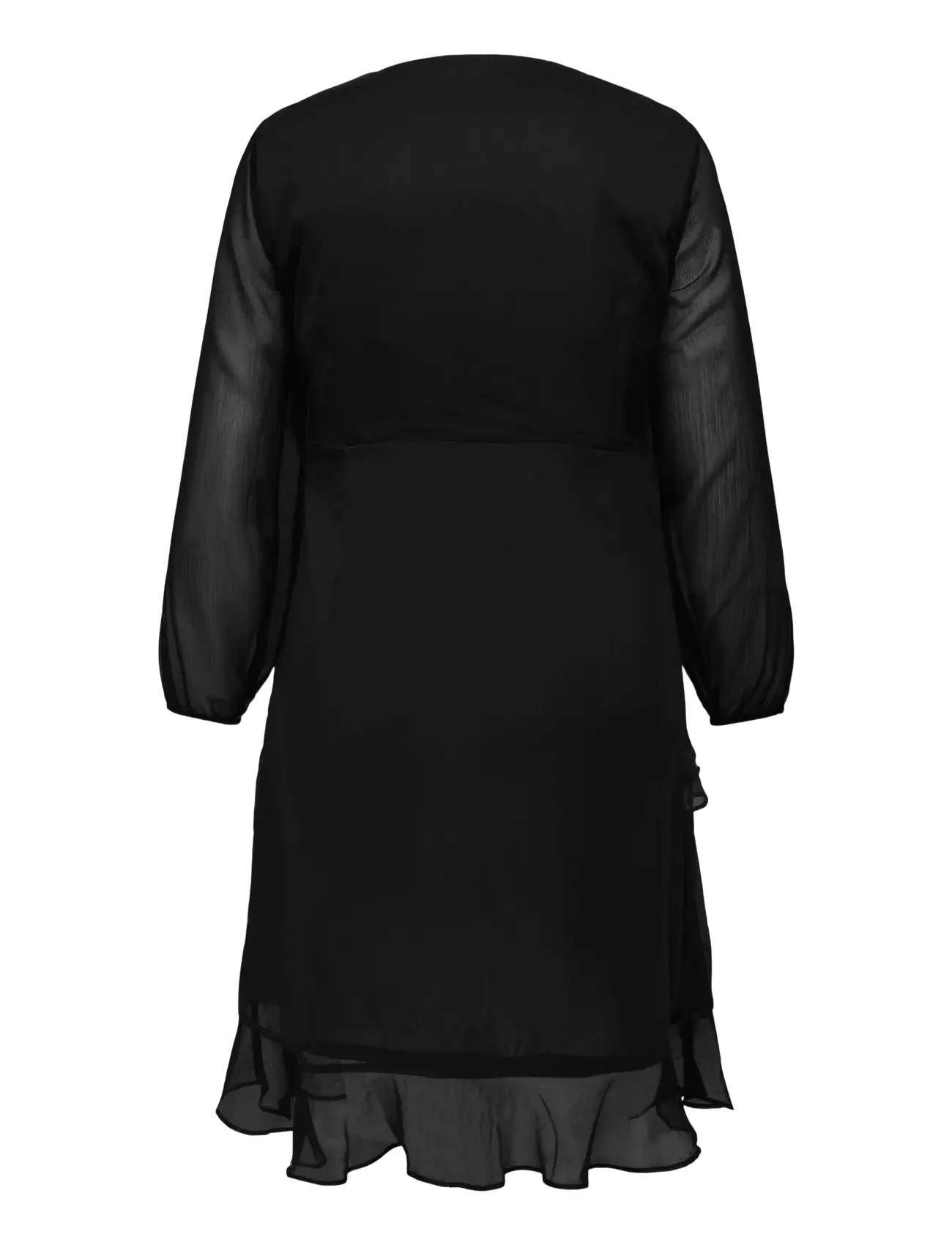ONLY Carmakoma - CARINDIGO LIFE LS CALF DRESS AOP BF - black - 2