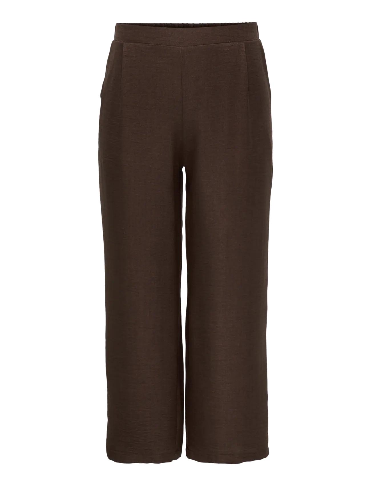 ONLY Carmakoma CARBAY STRAIGHT PANT WVN BF - Bukser - COFFEE BEAN / brown