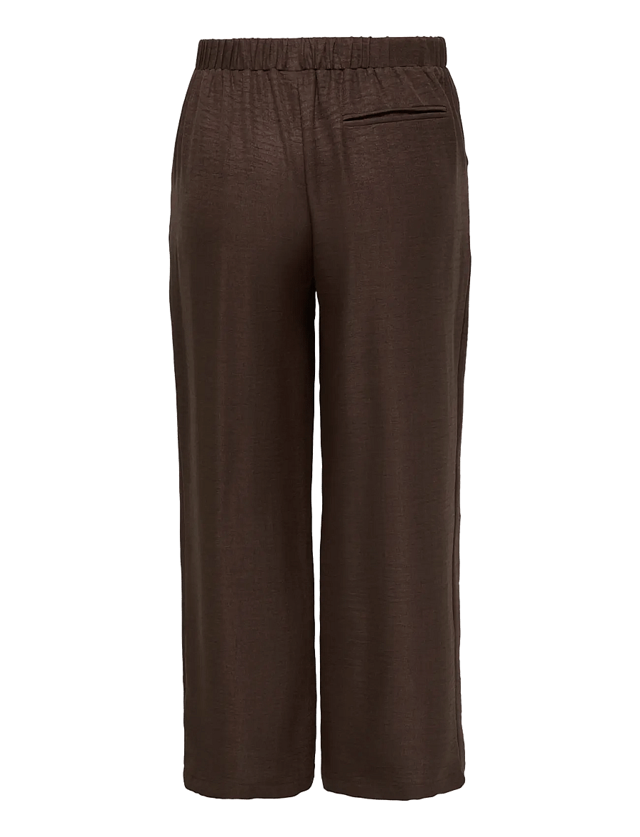 ONLY Carmakoma - CARBAY STRAIGHT PANT WVN BF - coffee bean - 1