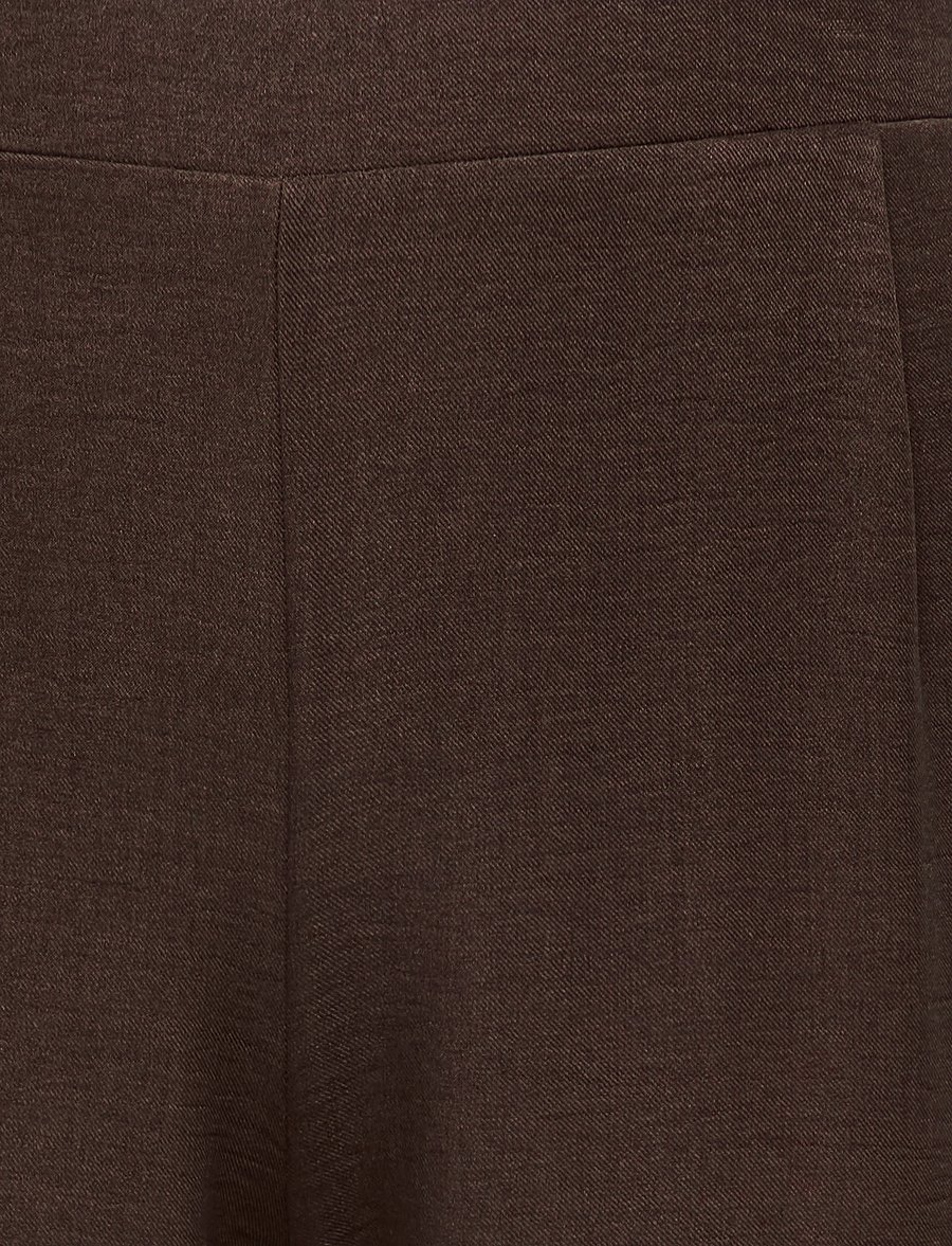 ONLY Carmakoma - CARBAY STRAIGHT PANT WVN BF - coffee bean - 2