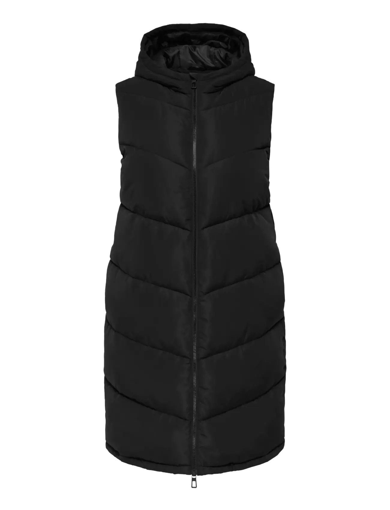 ONLY Carmakoma CARALINA LONG WAISTCOAT OTW - Gefütterte westen - BLACK / black