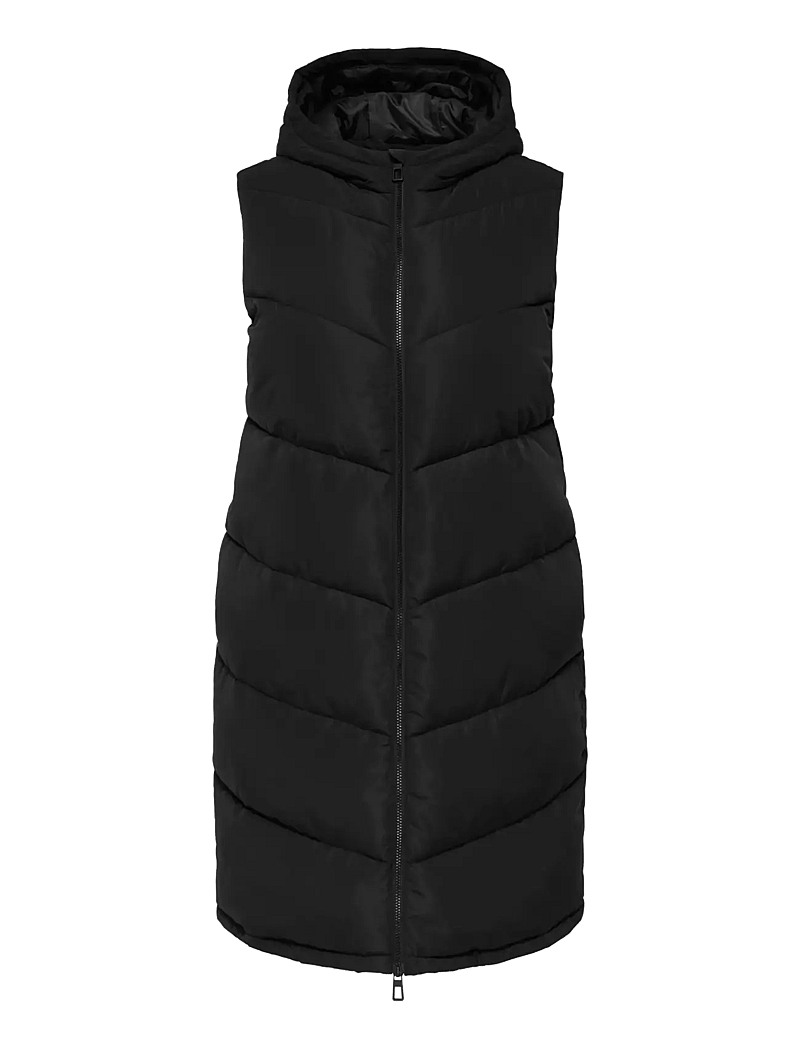 ONLY Carmakoma - CARALINA LONG WAISTCOAT OTW - vårjackor - black - 1