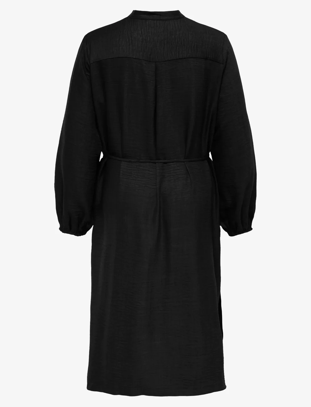 ONLY Carmakoma - CARBAY LS V-NECK BLK DRESS WVN BF - paitamekot - black - 1