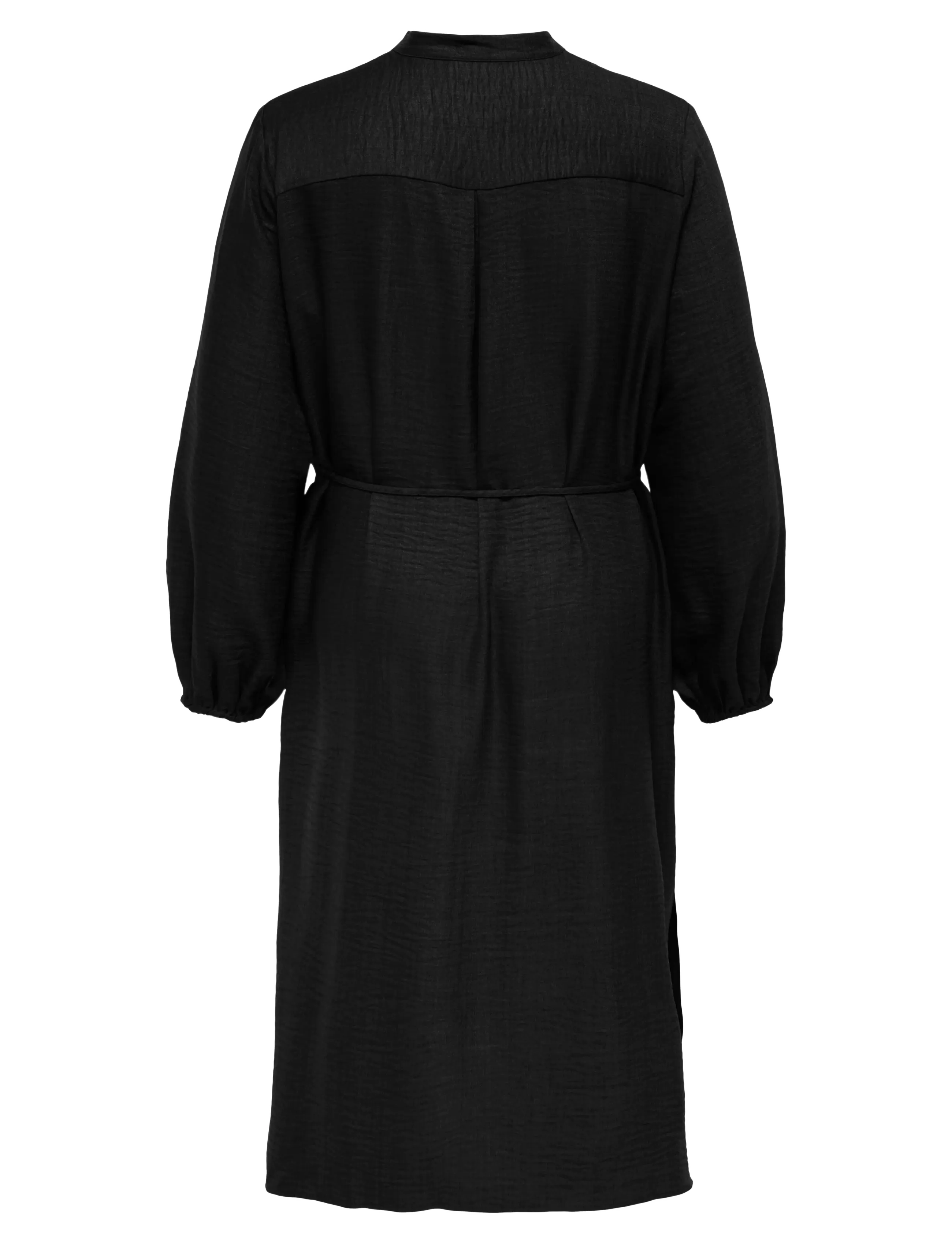 ONLY Carmakoma - CARBAY LS V-NECK BLK DRESS WVN BF - hemdkleider - black - 1