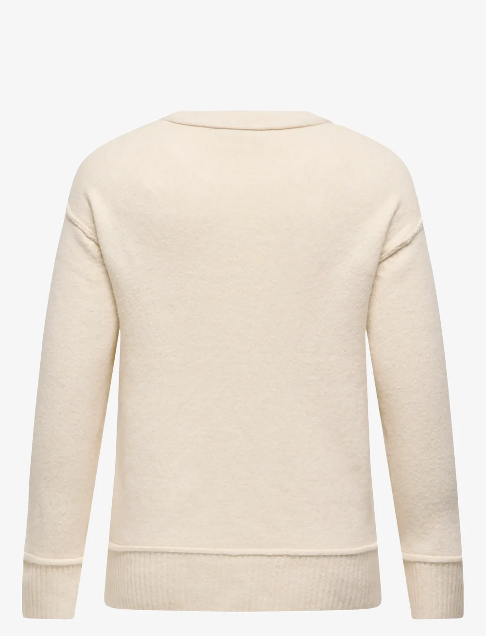 ONLY Carmakoma - CARHAZEL LIFE LS DETAIL O-NECK BF KNT - hversdagsleg tíska - whitecap gray - 1