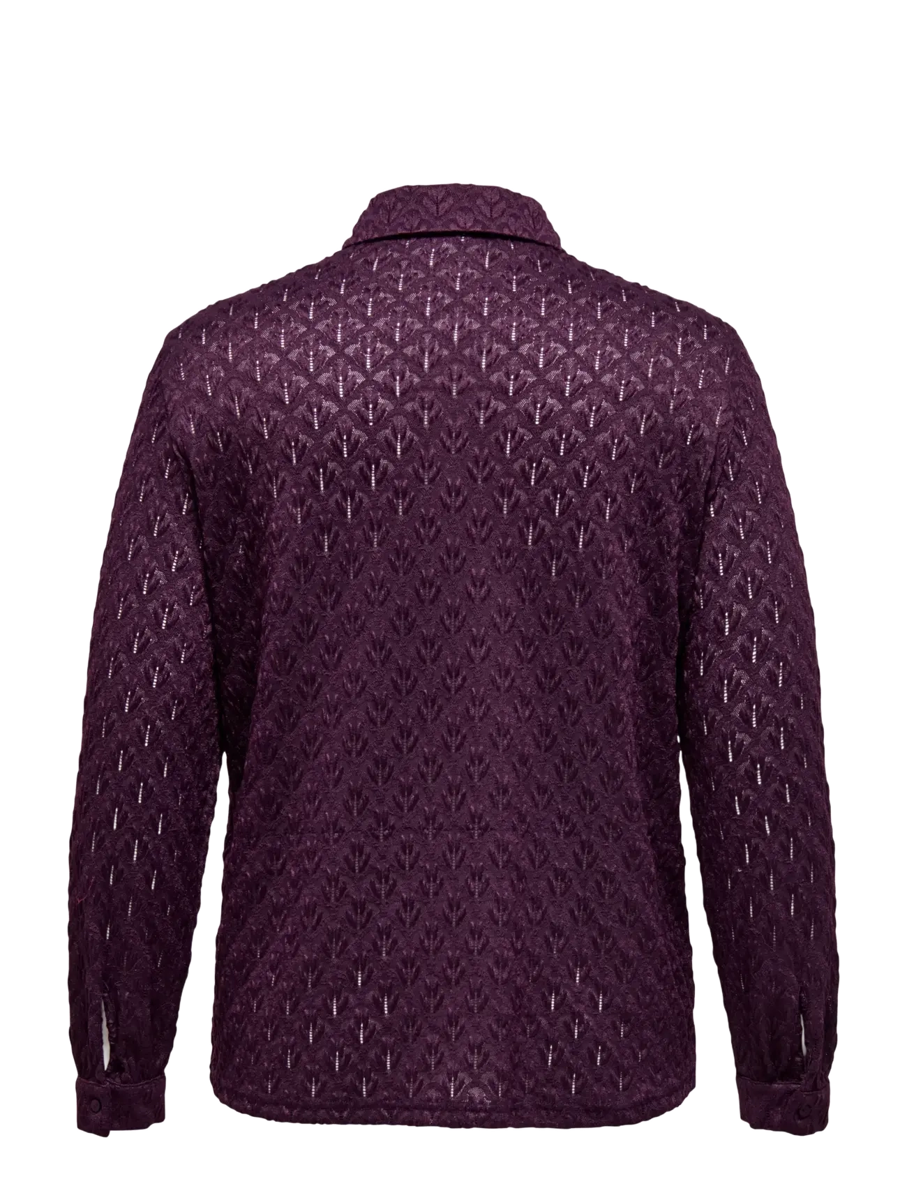 ONLY Carmakoma - CARAUBREY L/S SHIRT JRS - långärmade skjortor - winetasting - 1