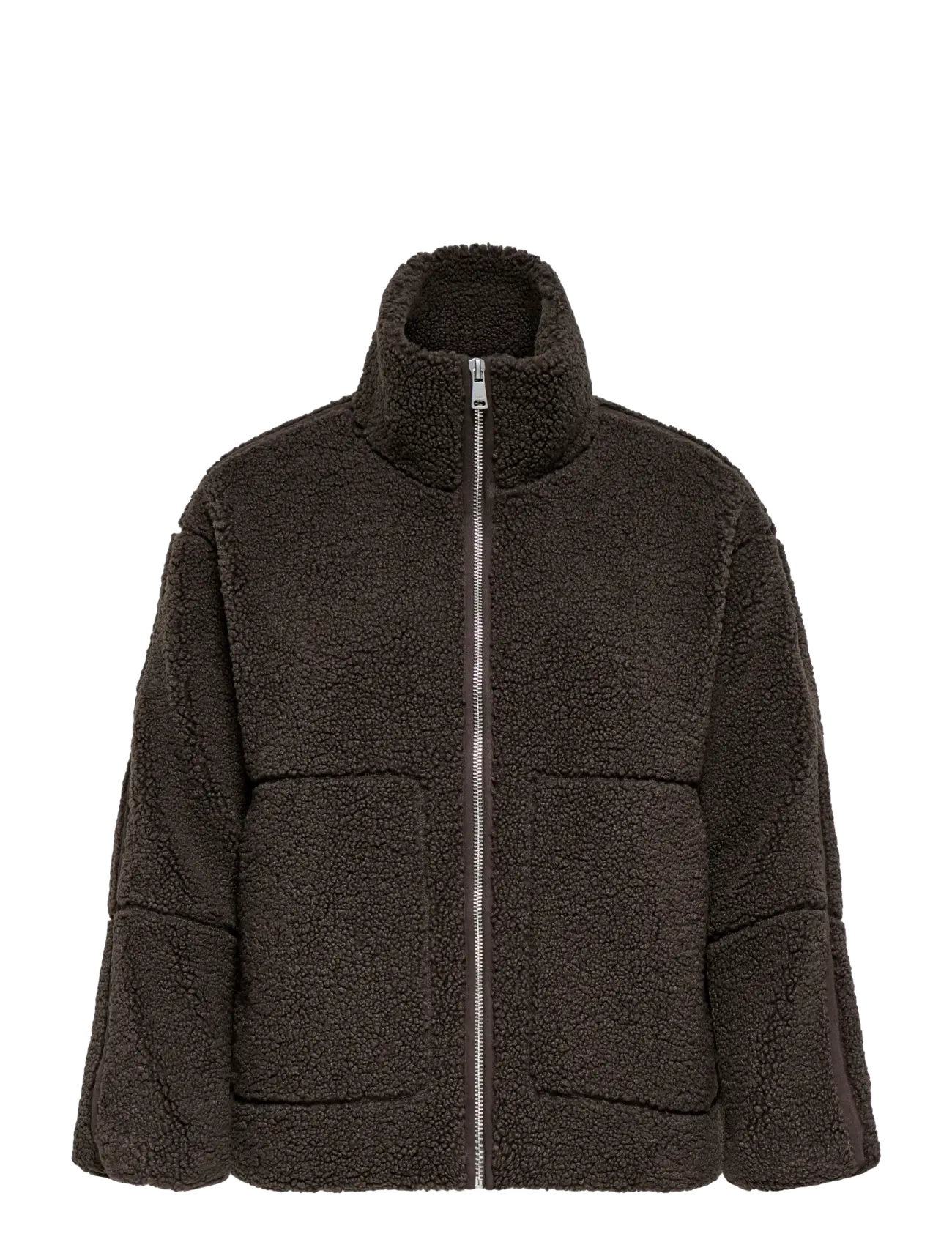 ONLY Carmakoma - CARASPEN TEDDY JACKET OTW NOOS - steppjacken - coffee bean - 1