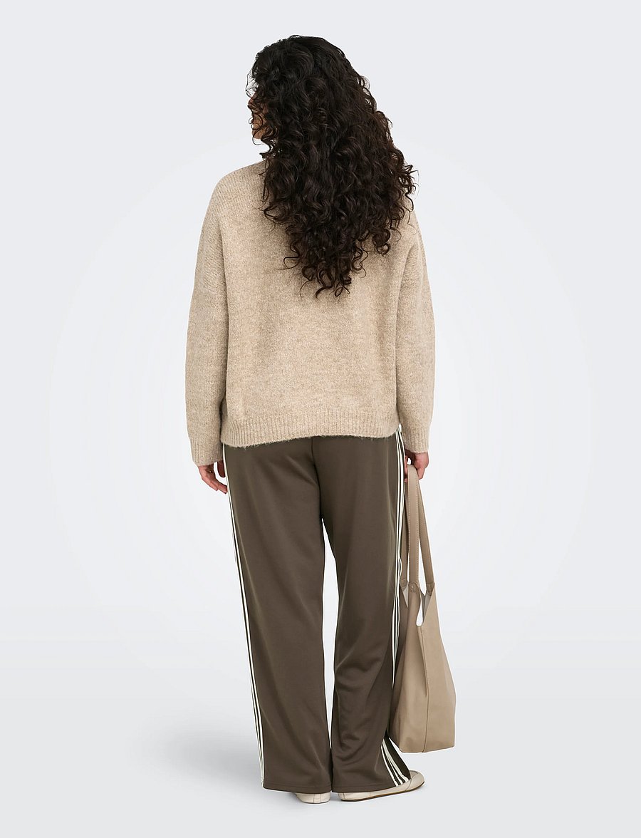 ONLY Carmakoma - CARZOEY L/S CARDIGAN KNT NOOS - strickjacken - woodsmoke - 3