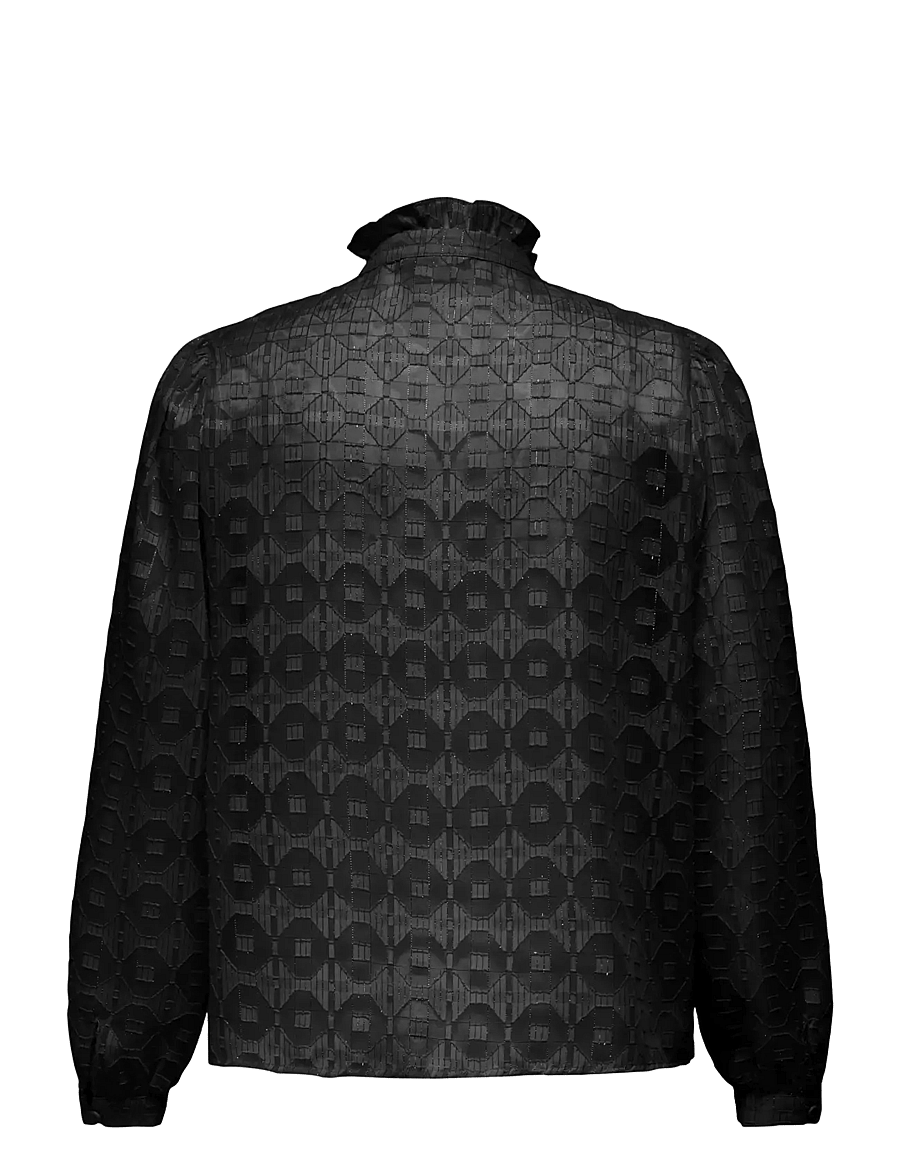 ONLY Carmakoma - CARCHLOEY L/S SHIRT WVN - blouses à manches longues - black - 1