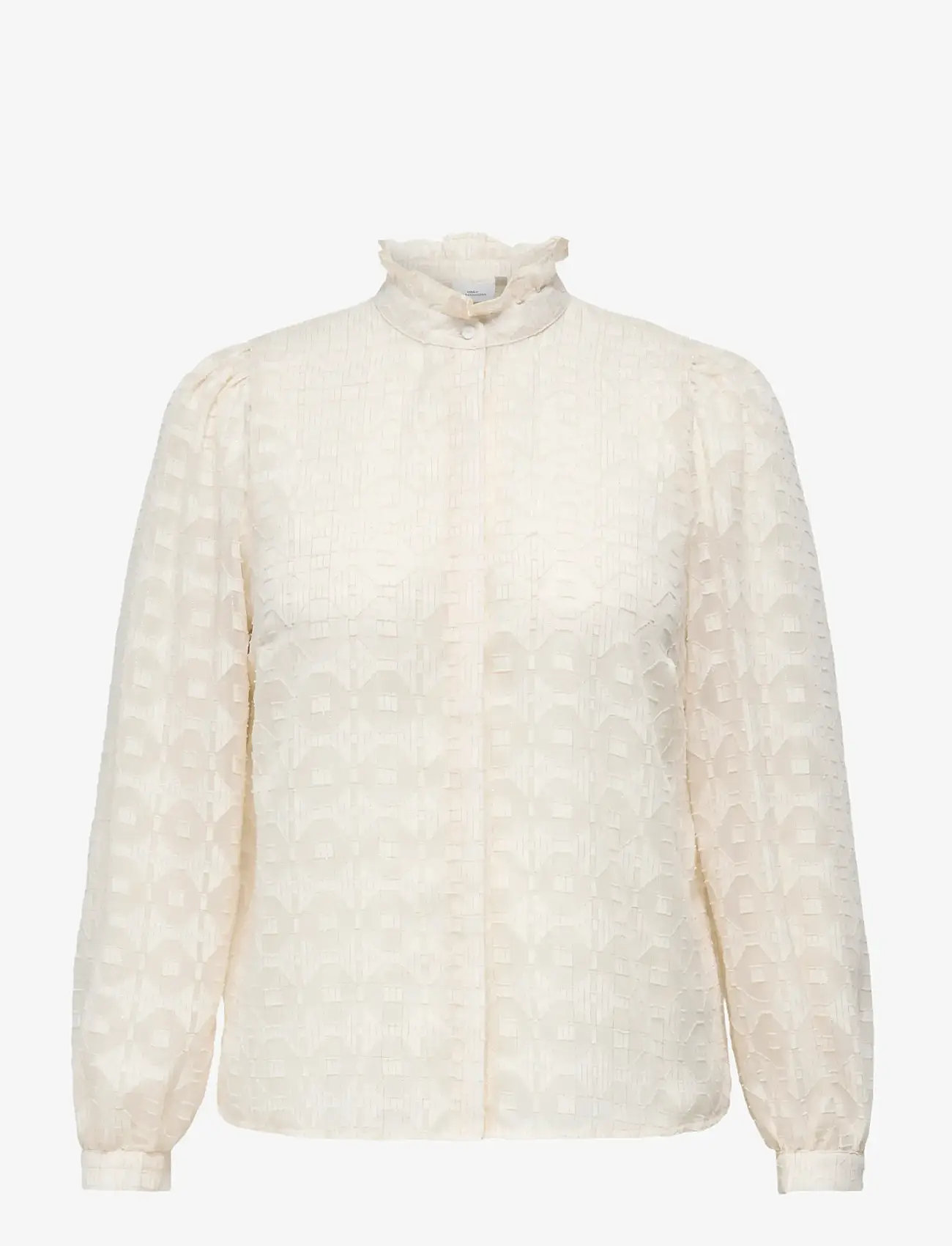 ONLY Carmakoma - CARCHLOEY L/S SHIRT WVN - langärmlige blusen - pumice stone - 1
